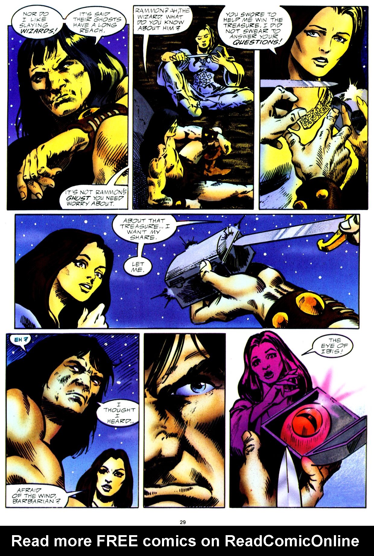 Read online Marvel Graphic Novel comic -  Issue #59 - Conan - The Horn of Azoth - 29