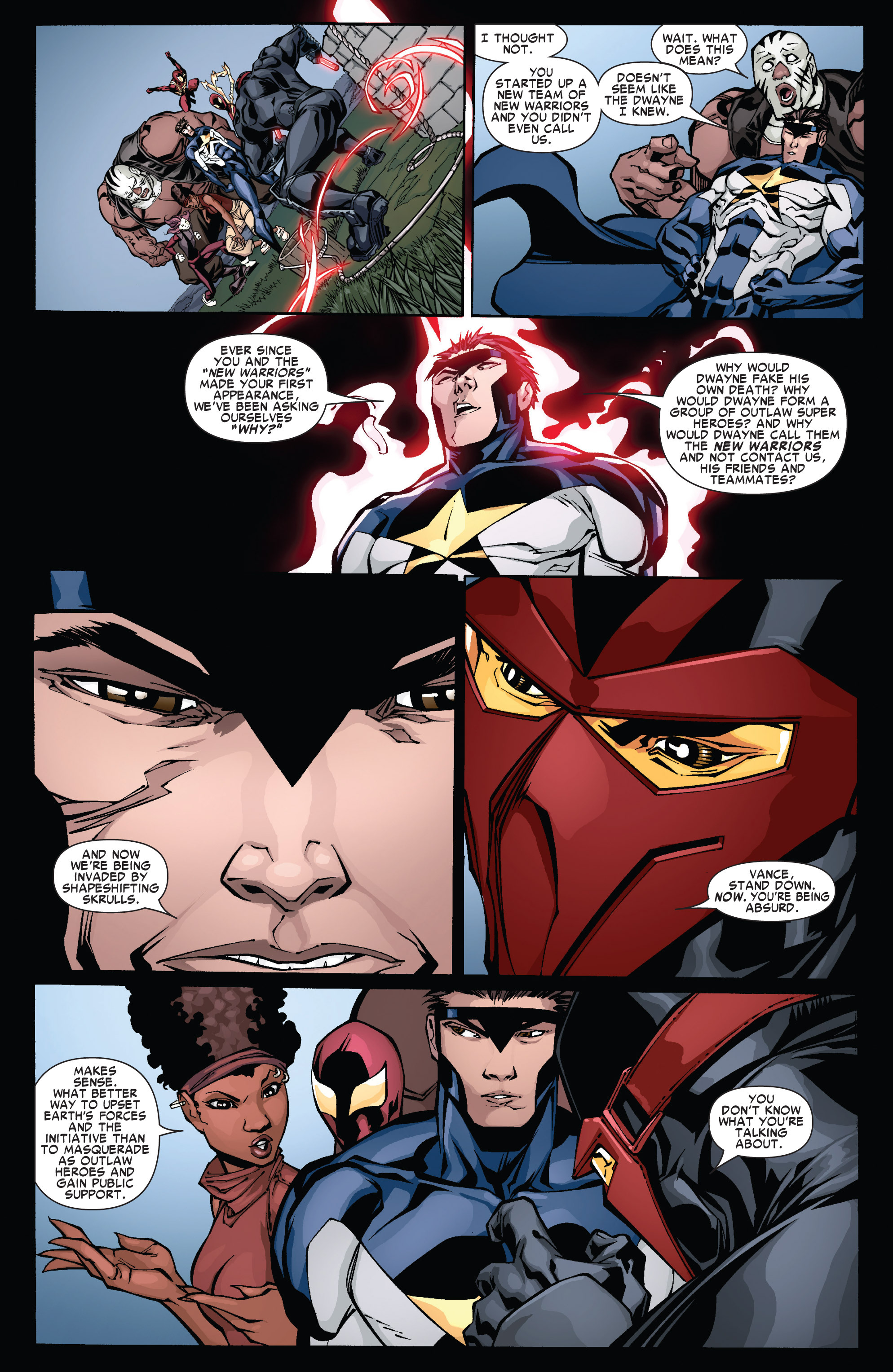 Read online New Warriors (2007) comic -  Issue #14 - 19