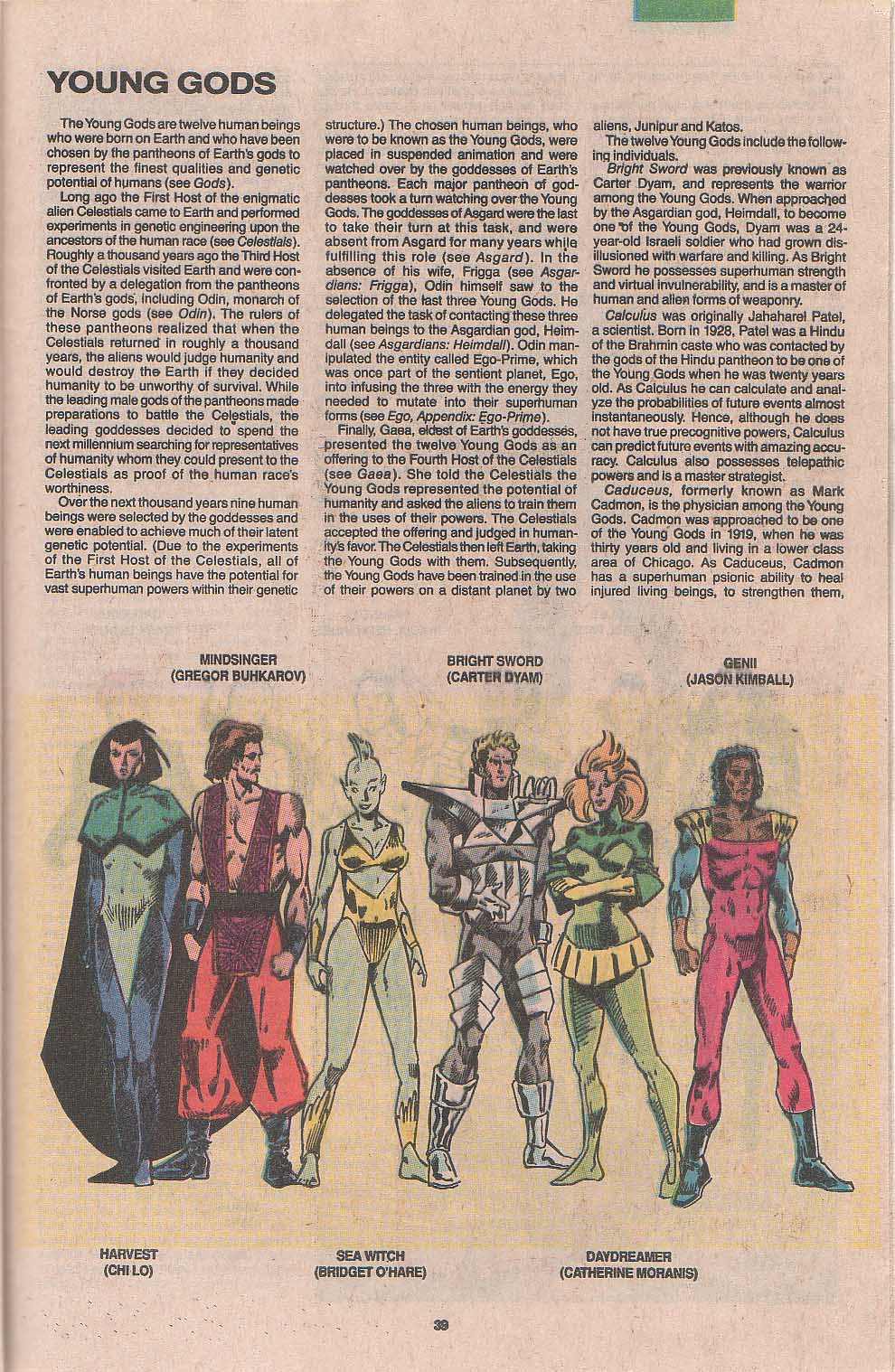 Read online The Official Handbook of the Marvel Universe: Update '89 comic -  Issue #8 - 68
