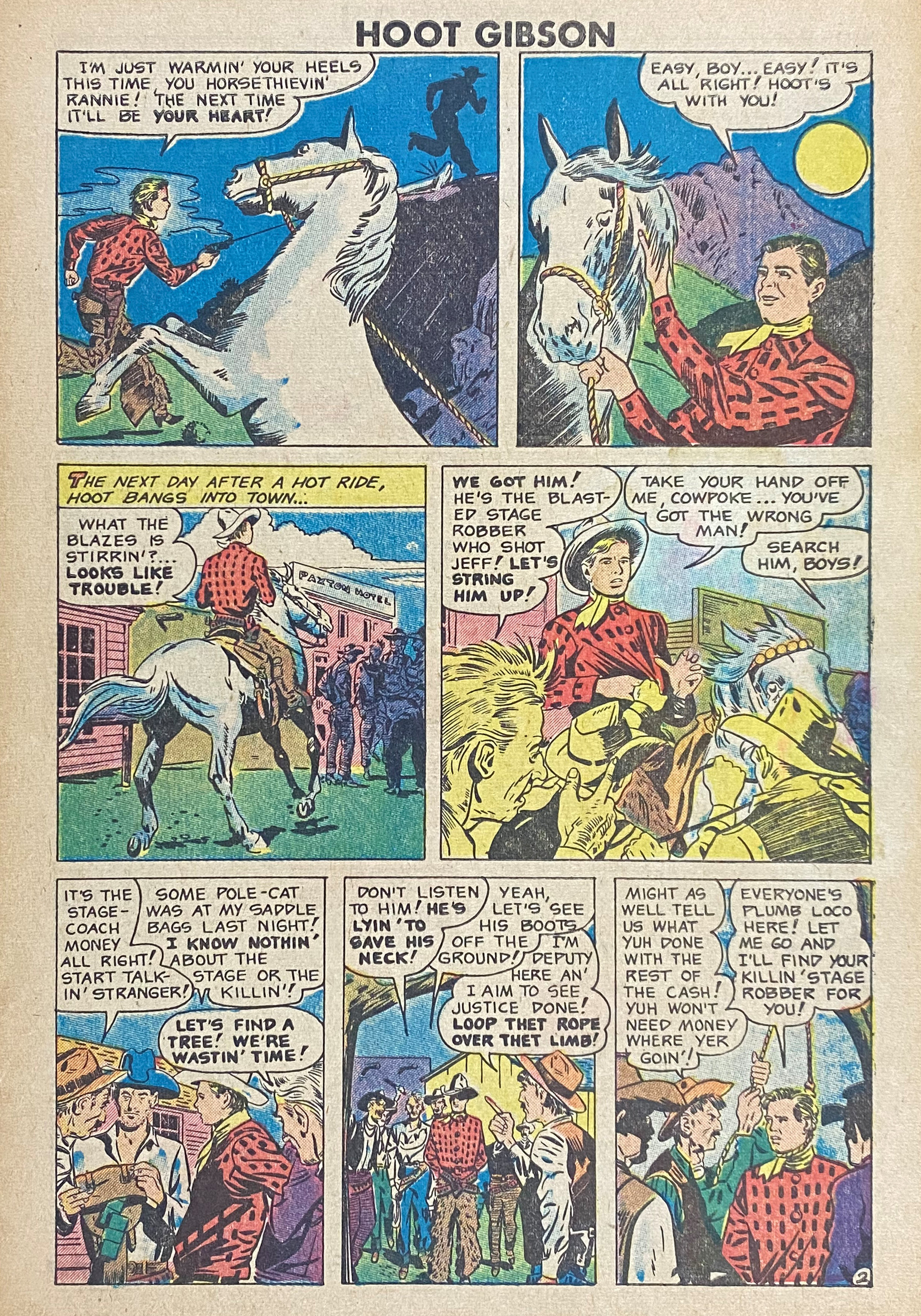 Read online Hoot Gibson comic -  Issue #3 - 3