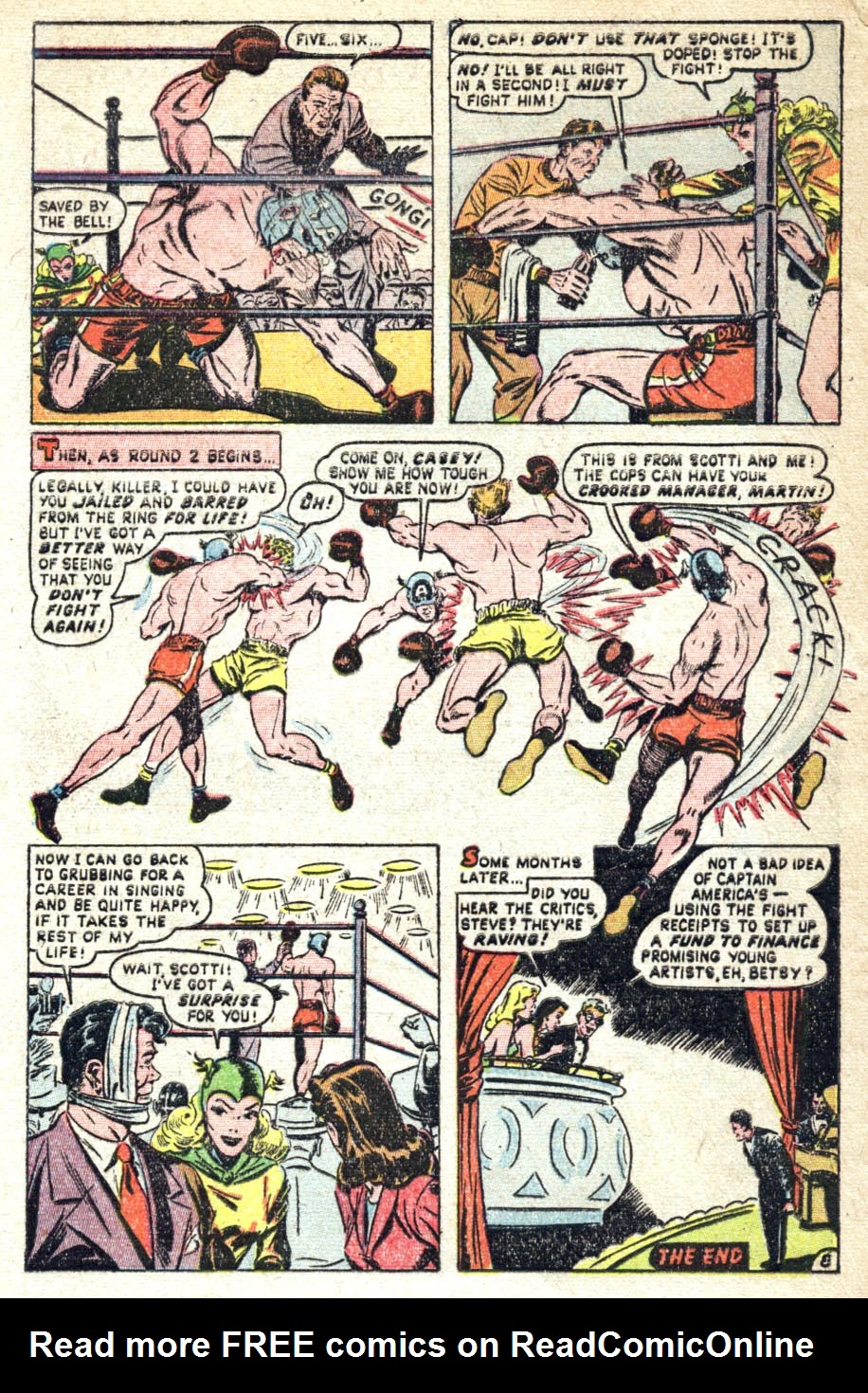 Read online Captain America Comics comic -  Issue #67 - 32