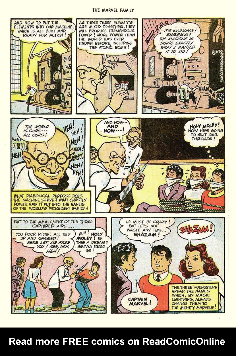 Read online The Marvel Family comic -  Issue #10 - 42