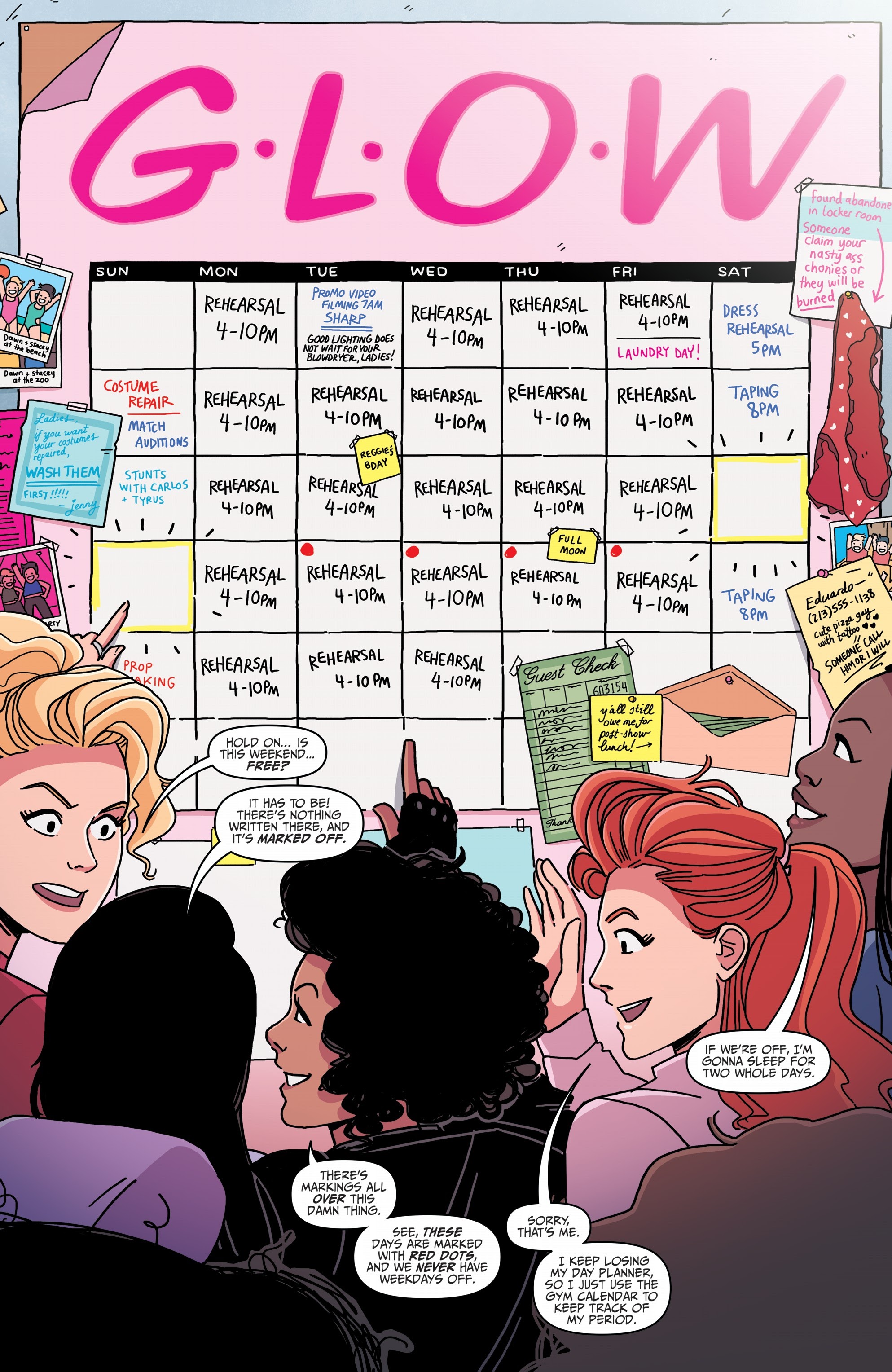 Read online GLOW comic -  Issue #1 - 4