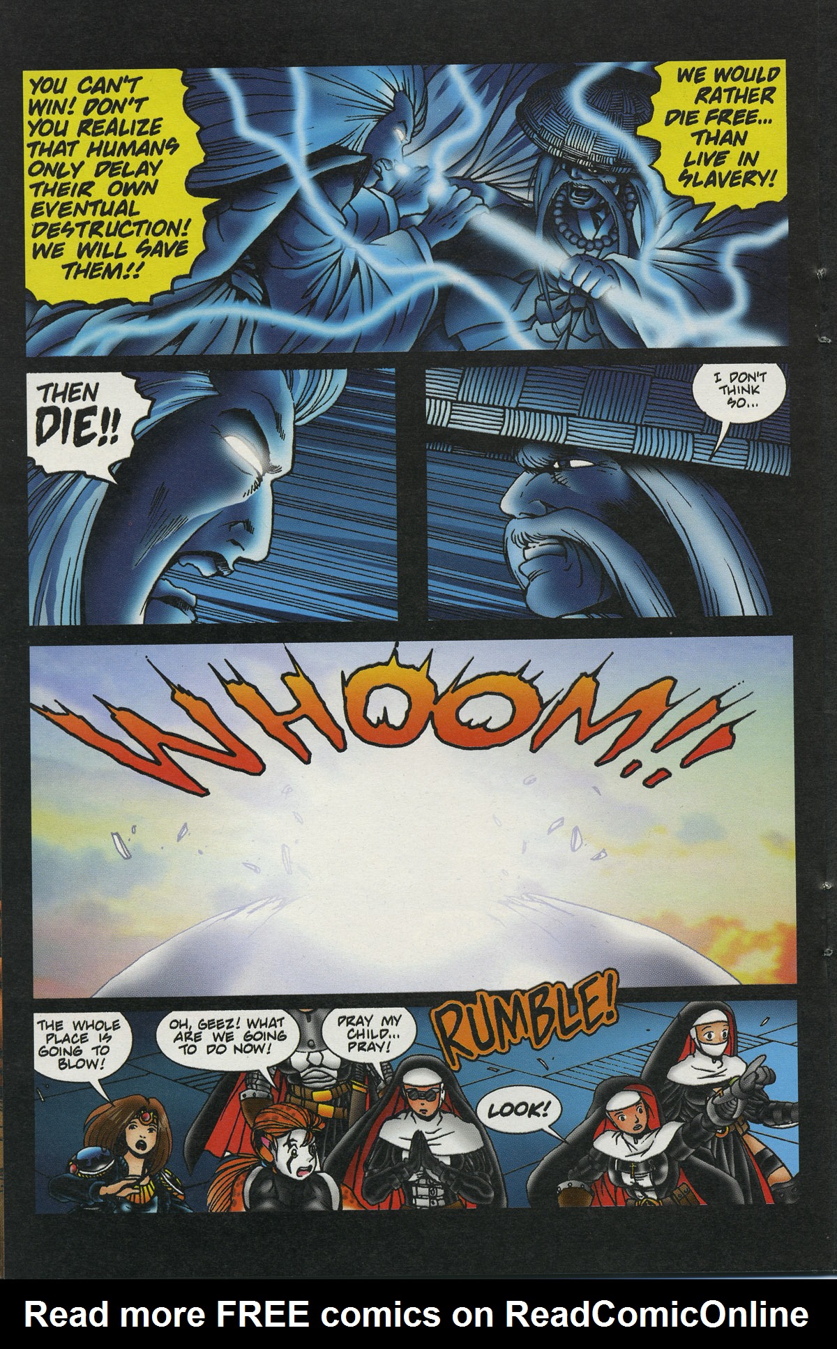 Read online Warrior Nun Areala: Rituals comic -  Issue #6 - 21