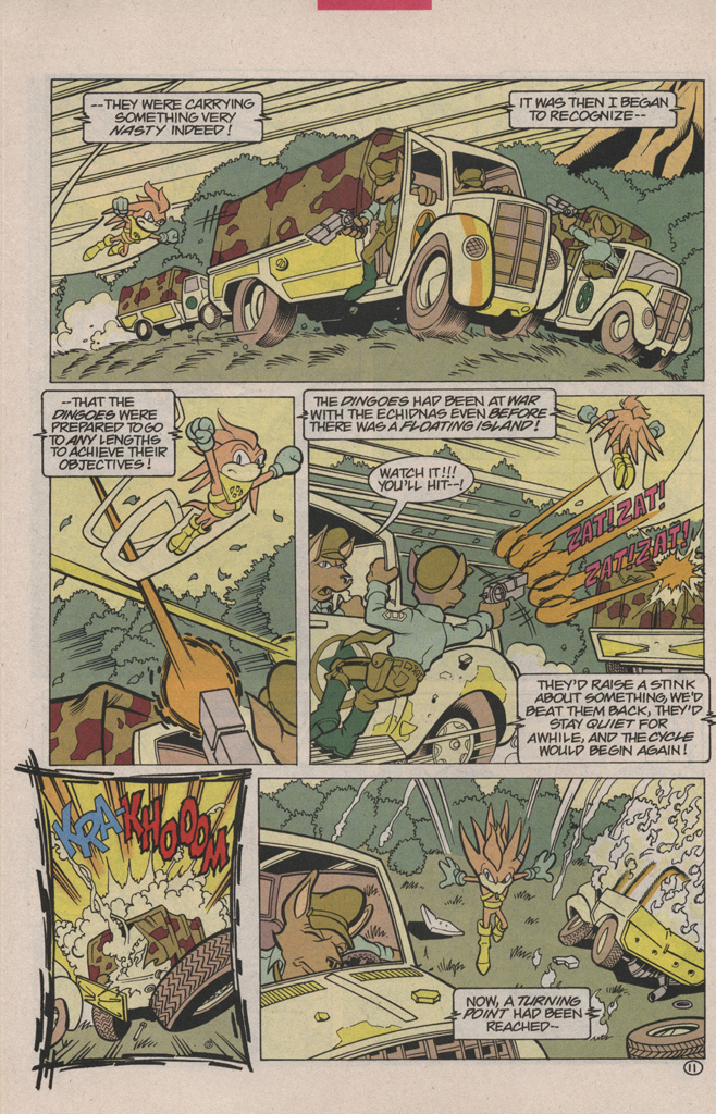 Read online Knuckles the Echidna comic -  Issue #5 - 16