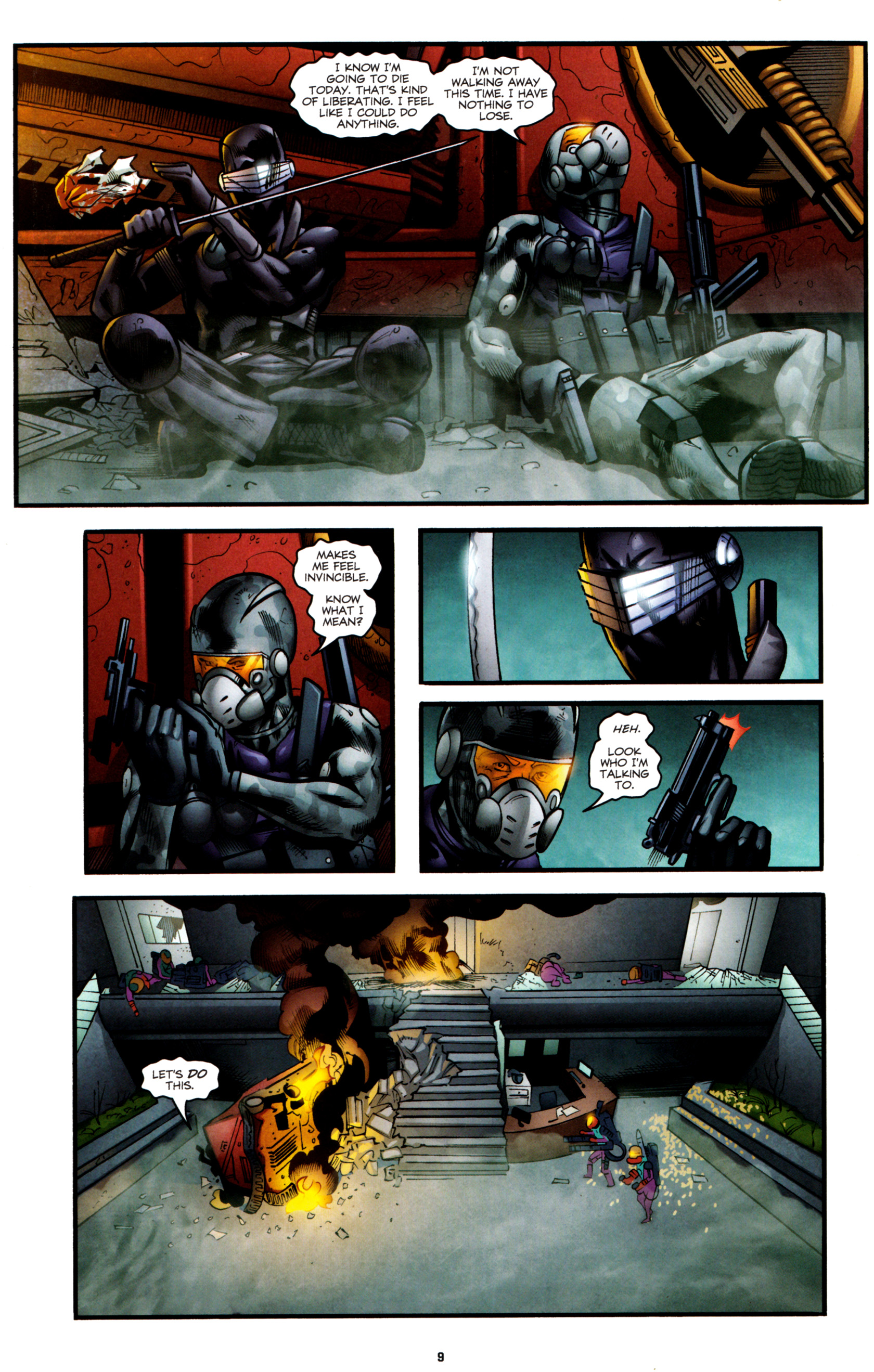 Read online G.I. Joe: Snake Eyes comic -  Issue #8 - 12