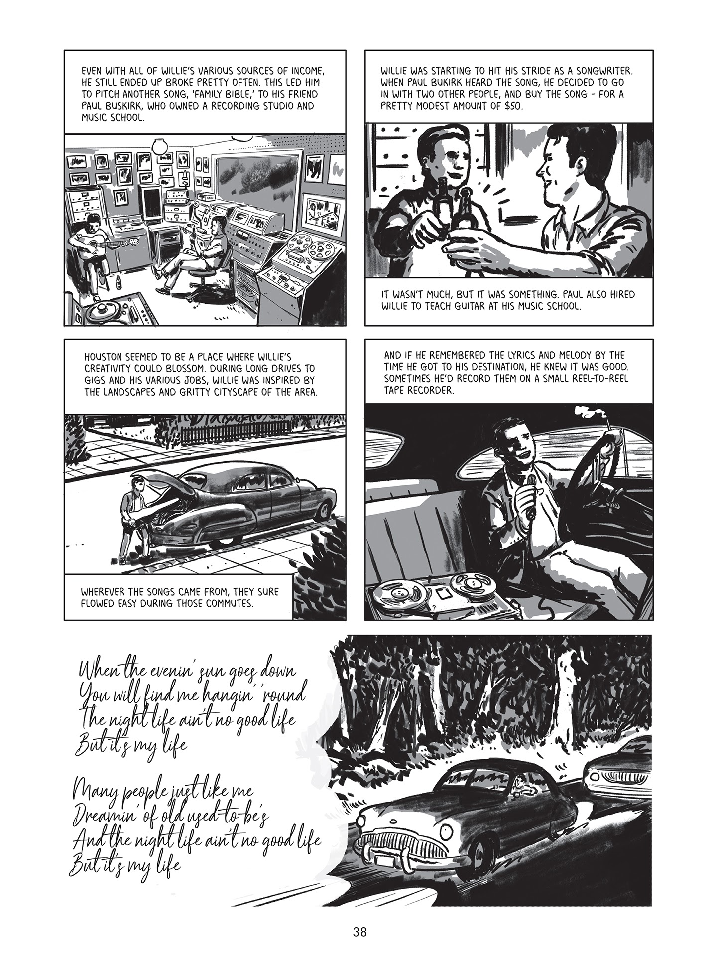 Read online Willie Nelson: A Graphic History comic -  Issue # TPB - 37