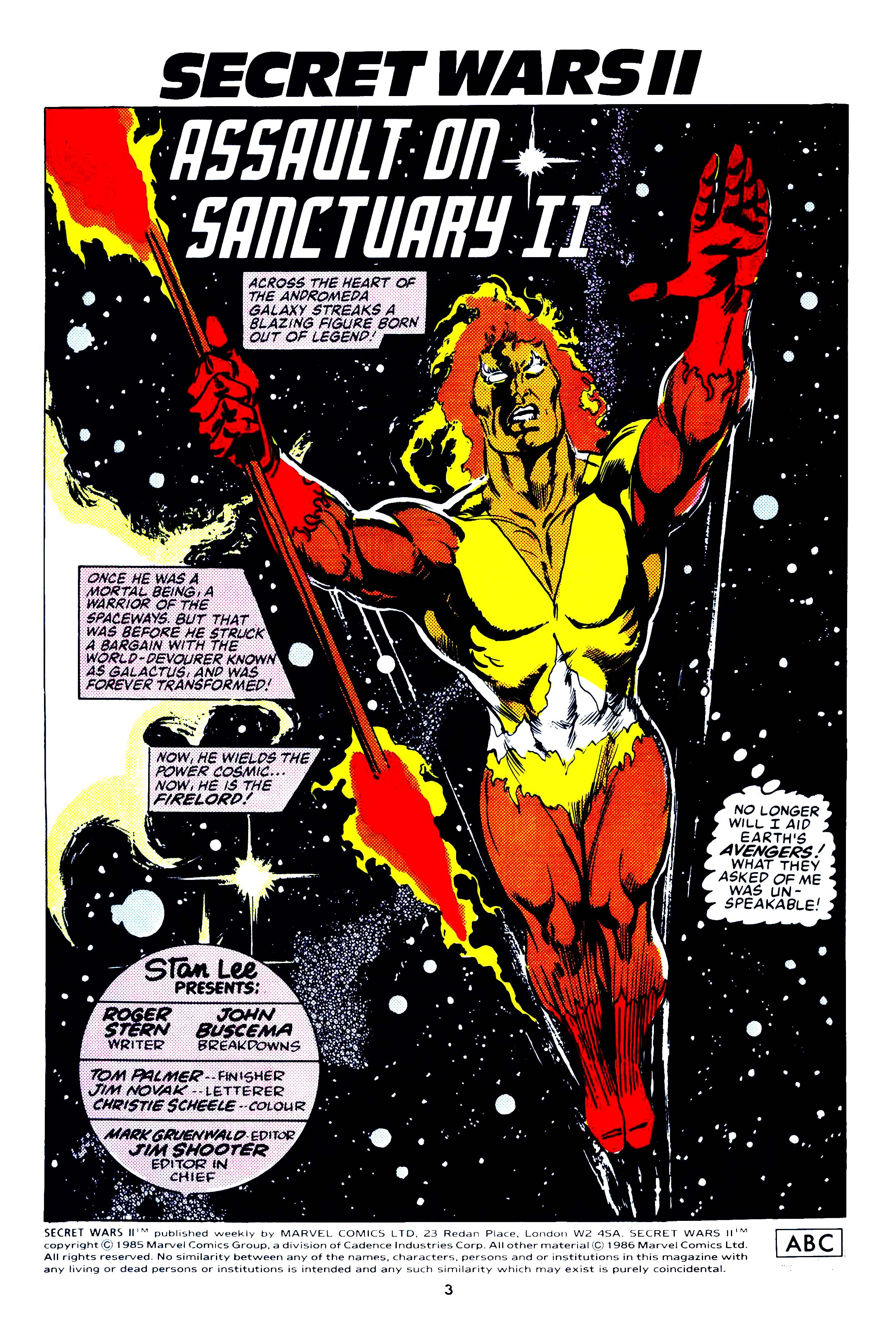 Read online Secret Wars (1985) comic -  Issue #50 - 3