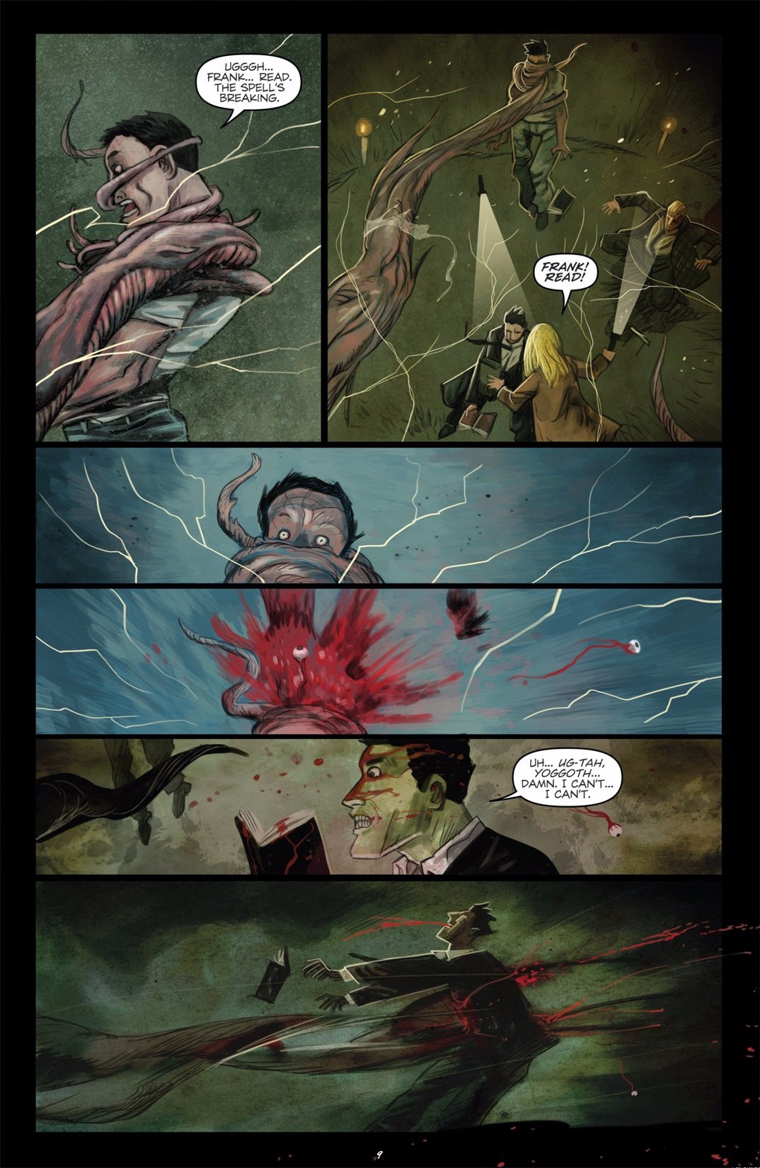 Read online H.P. Lovecraft's The Dunwich Horror comic -  Issue #4 - 12
