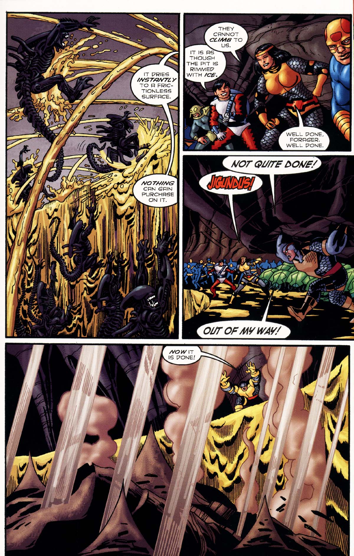 Read online Superman/Aliens 2: God War comic -  Issue #4 - 17