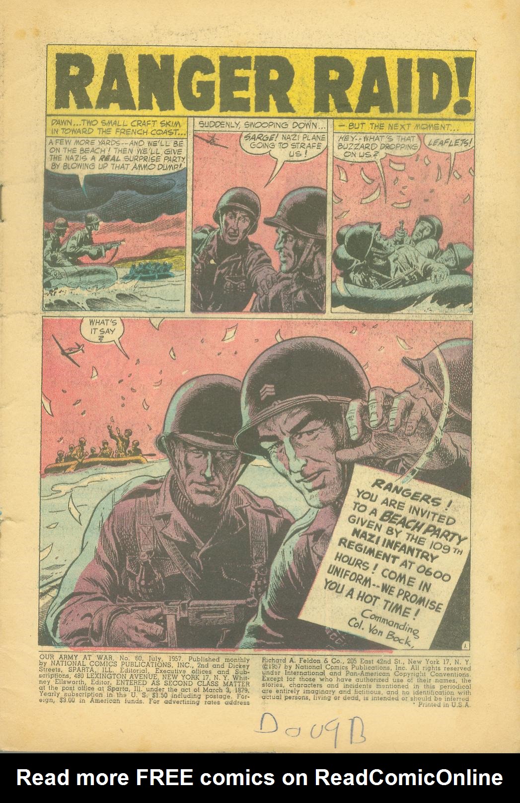 Read online Our Army at War (1952) comic -  Issue #60 - 3