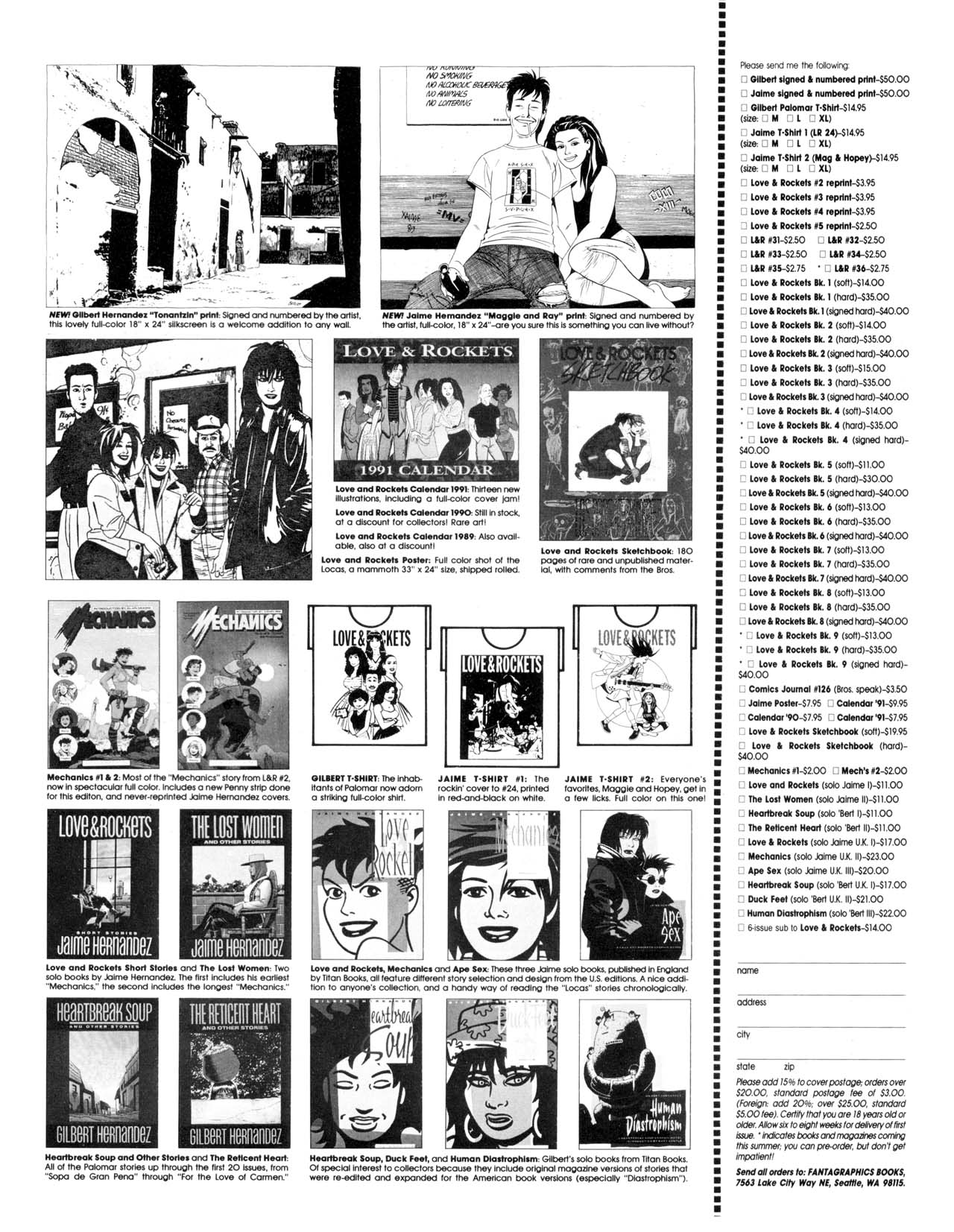 Read online Love and Rockets (1982) comic -  Issue #35 - 43