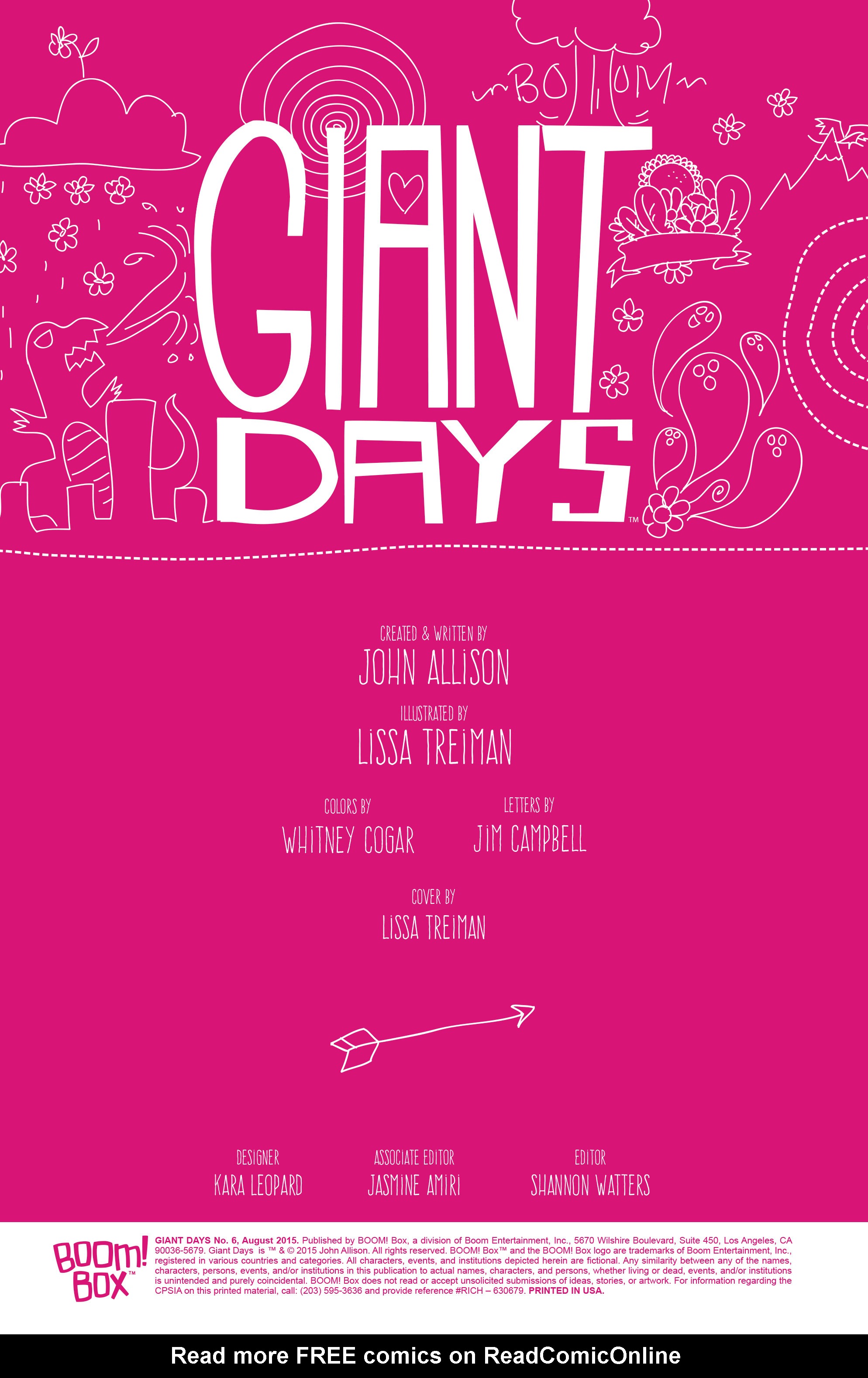 Read online Giant Days (2015) comic -  Issue #6 - 2