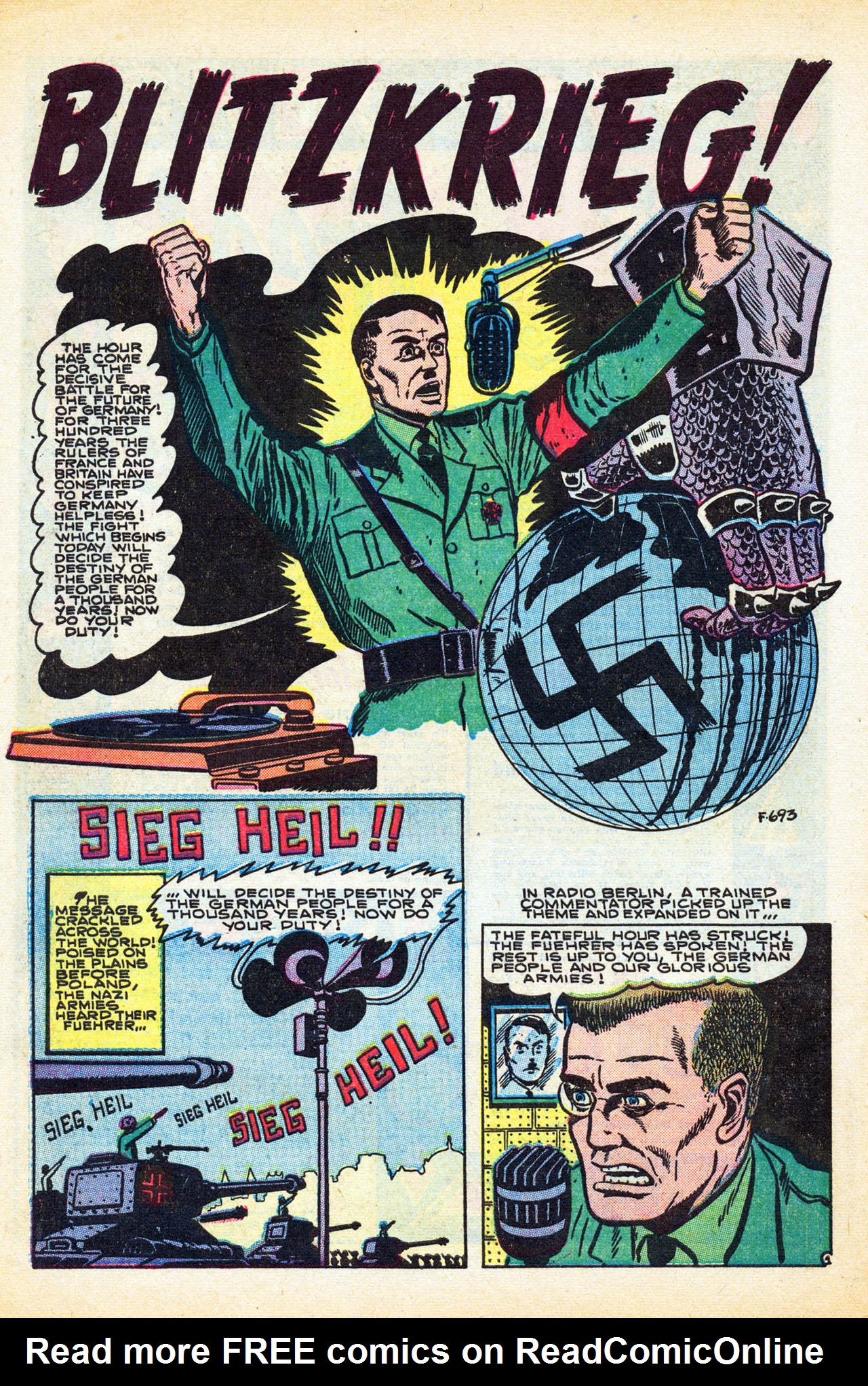 Read online War Comics comic -  Issue #34 - 10