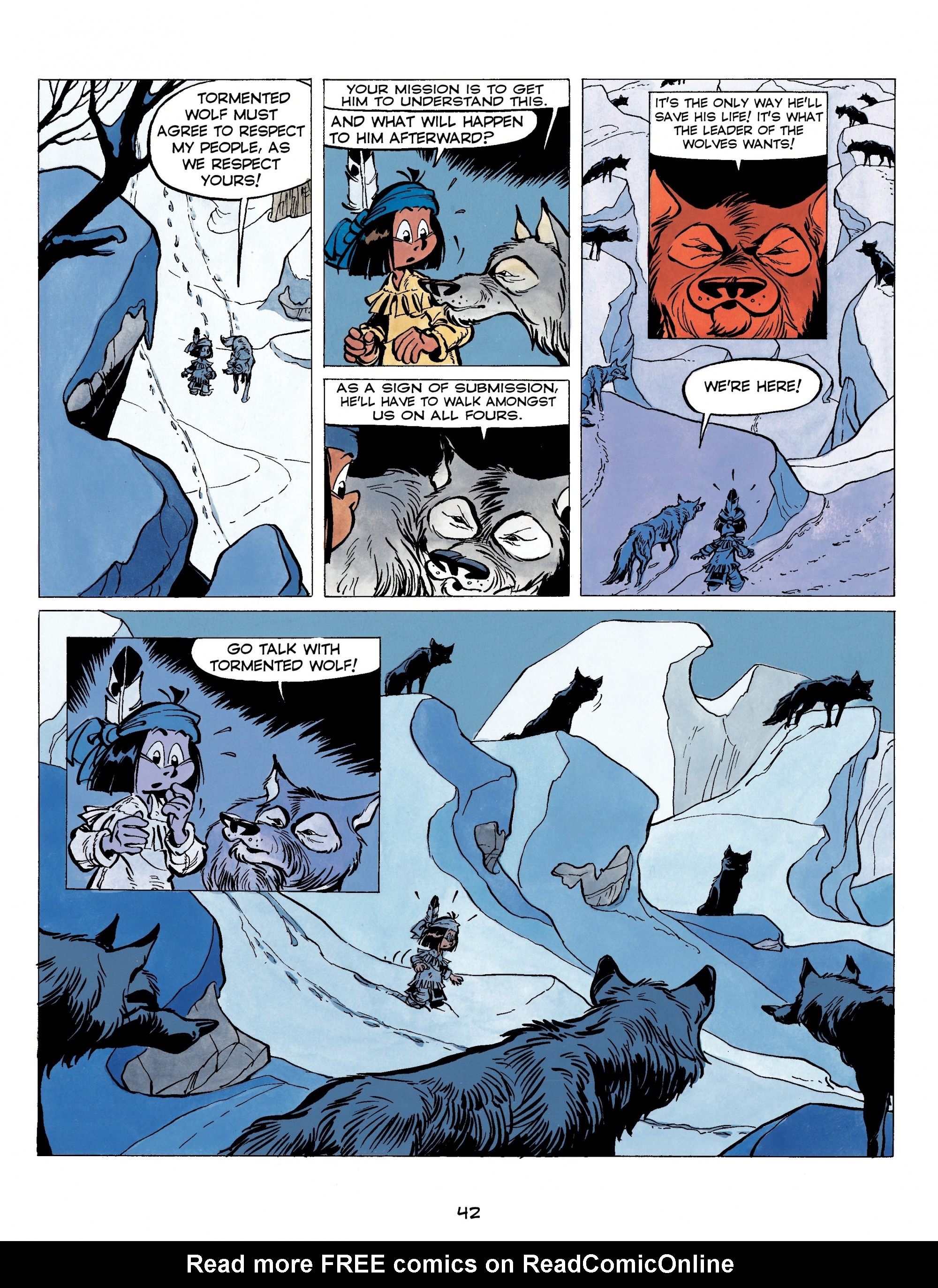Read online Yakari comic -  Issue #6 - 42