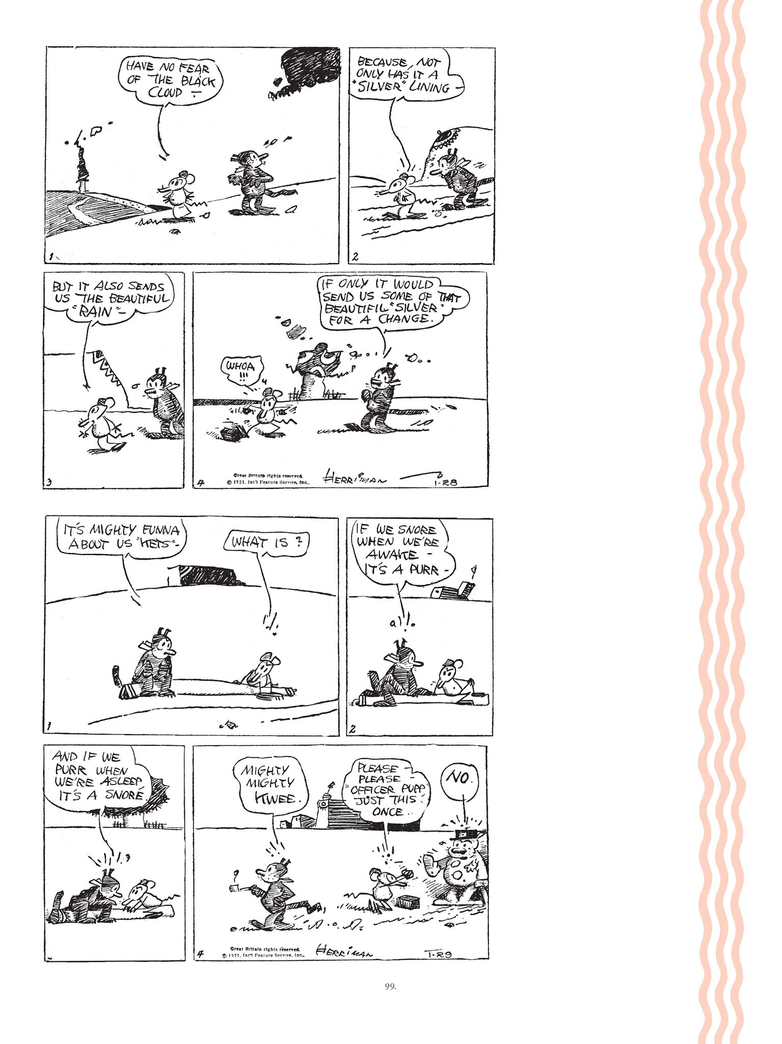 Read online Krazy & Ignatz comic -  Issue # TPB 7 - 96