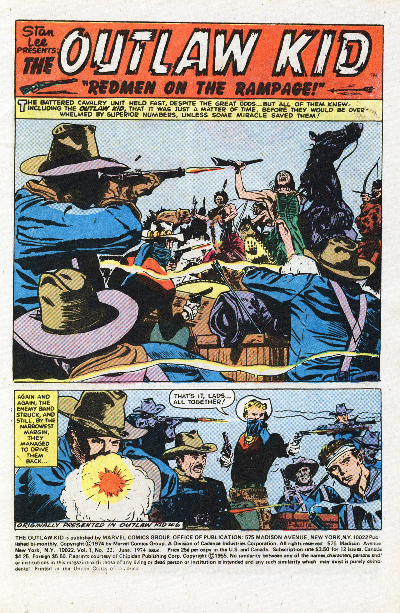 Read online The Outlaw Kid (1970) comic -  Issue #22 - 3