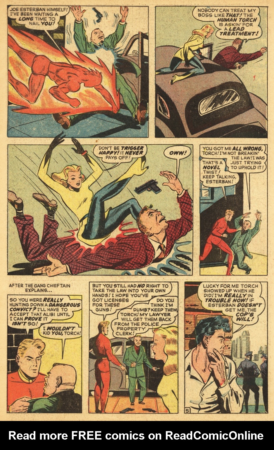 Read online The Human Torch (1940) comic -  Issue #32 - 7