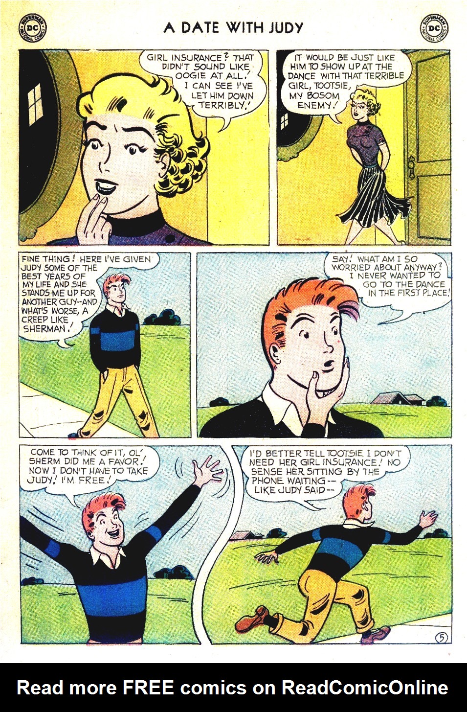 Read online A Date with Judy comic -  Issue #66 - 31
