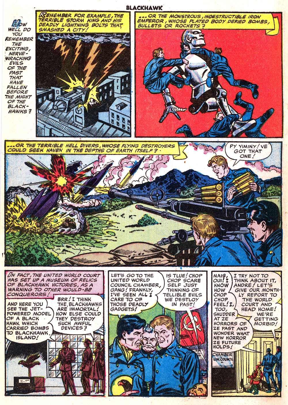Read online Blackhawk (1957) comic -  Issue #61 - 4