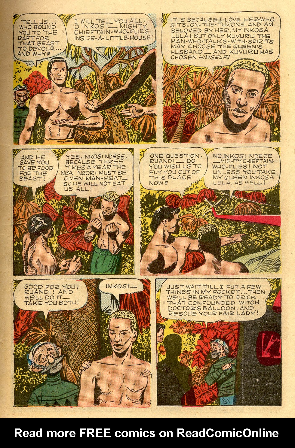 Read online Tarzan (1948) comic -  Issue #47 - 7