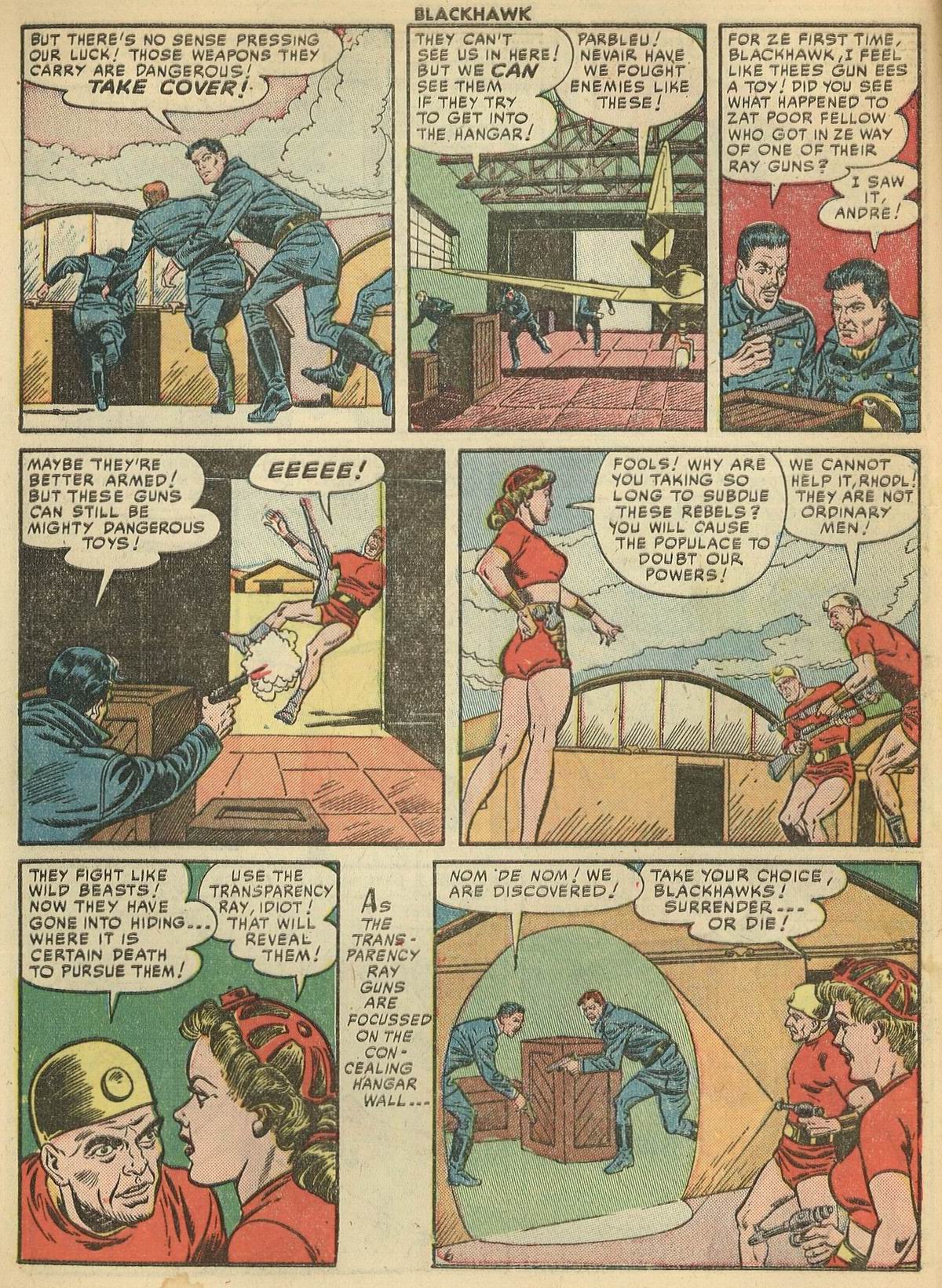 Read online Blackhawk (1957) comic -  Issue #47 - 9