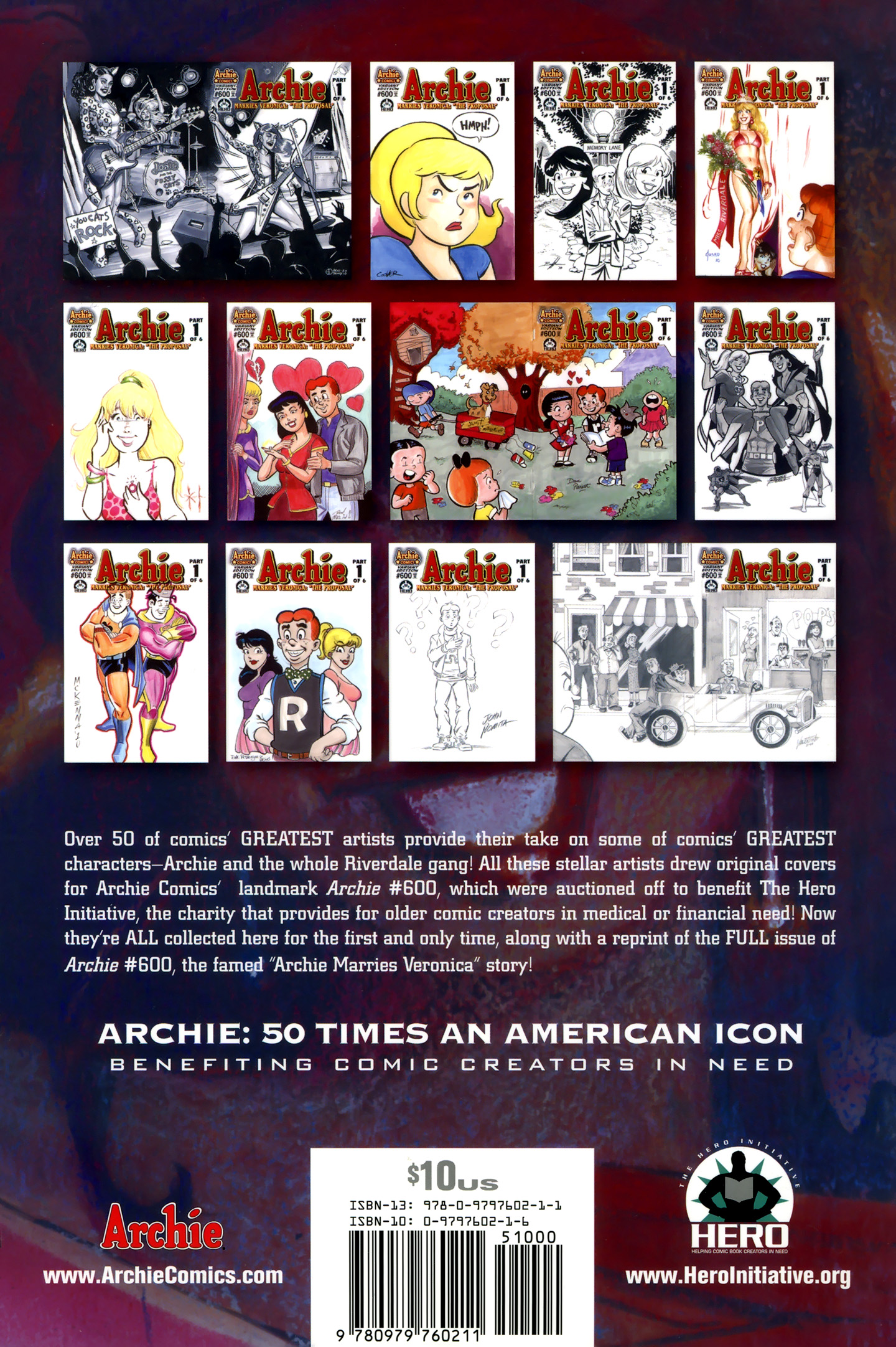 Read online Archie: 50 Times An American Icon comic -  Issue # TPB - 99