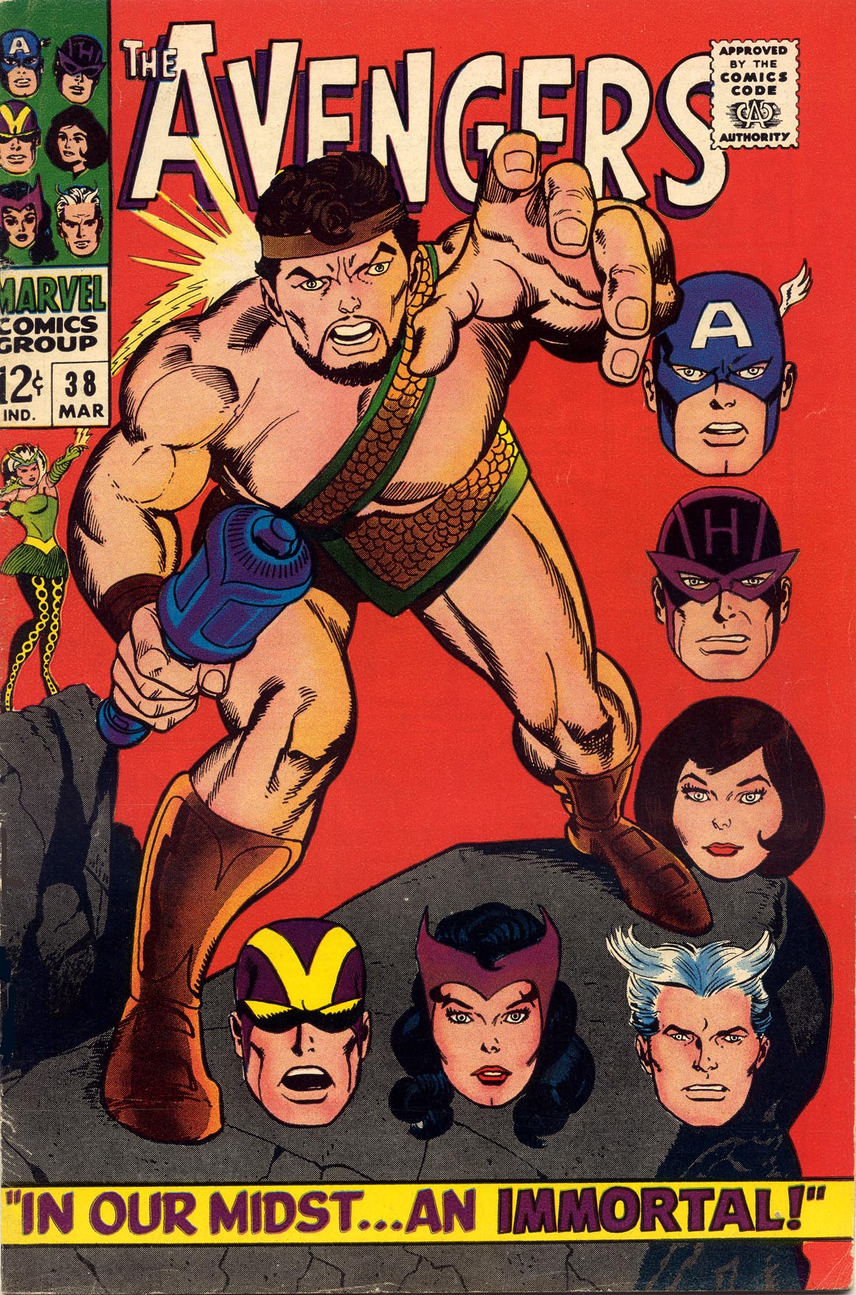 Read online The Avengers (1963) comic -  Issue #38 - 1