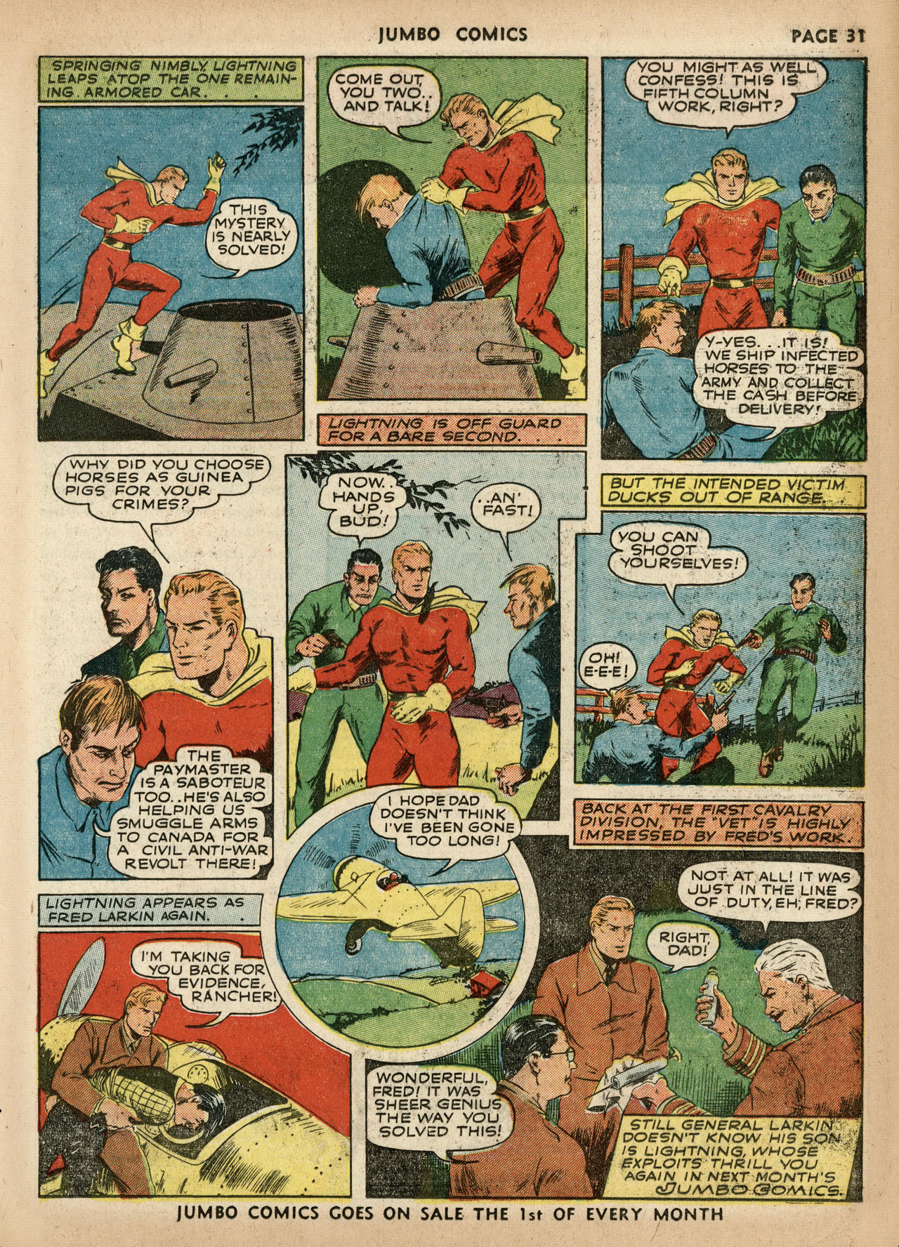 Read online Jumbo Comics comic -  Issue #31 - 33