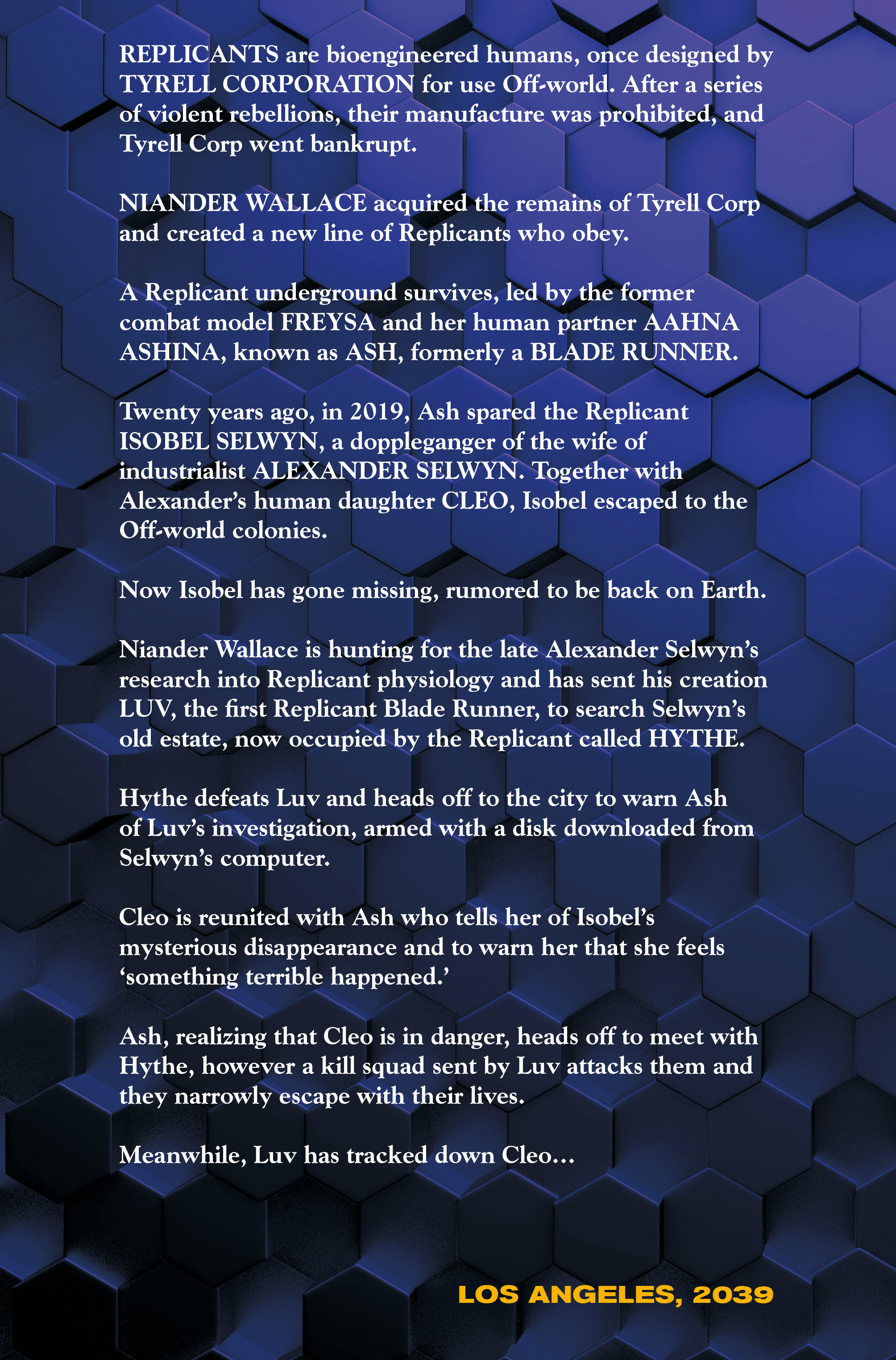 Read online Blade Runner 2039 comic -  Issue #4 - 6