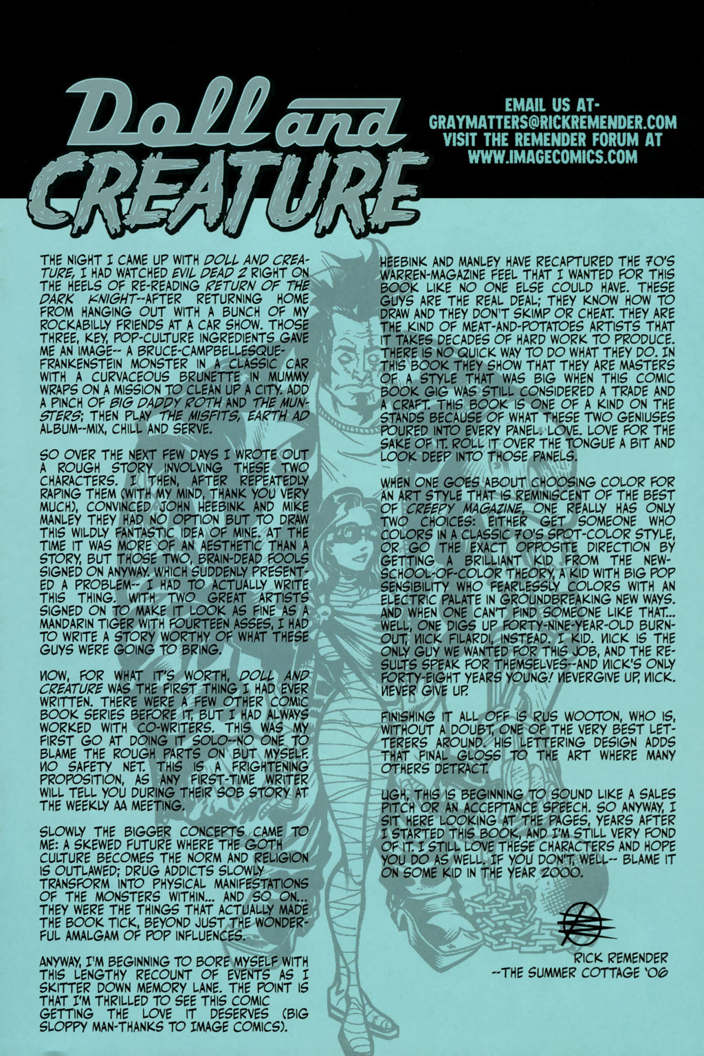 Read online Doll and Creature comic -  Issue #1 - 25