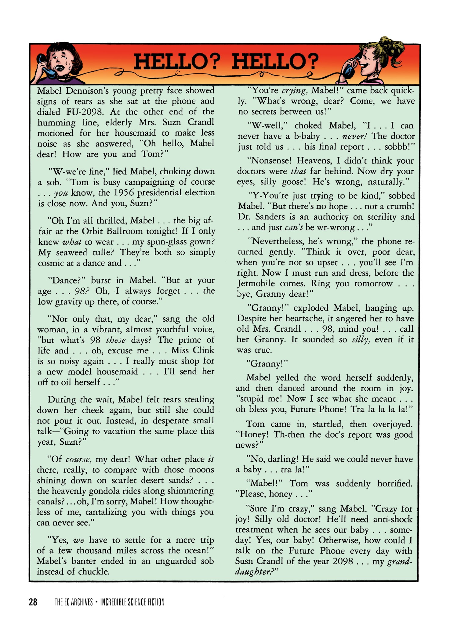 Read online The EC Archives: Incredible Science Fiction comic -  Issue # TPB - 30
