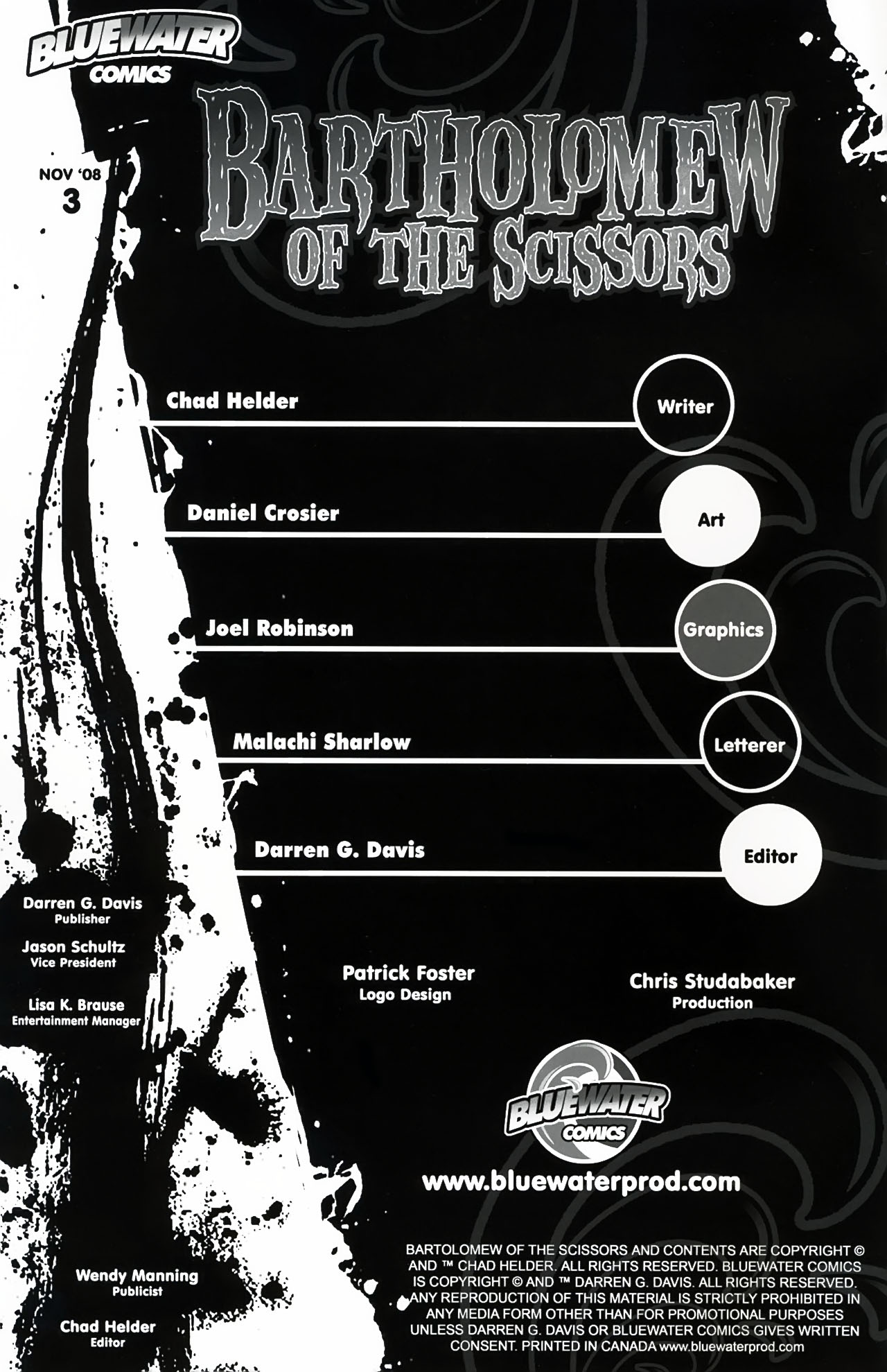 Read online Bartholomew of the Scissors comic -  Issue #3 - 2