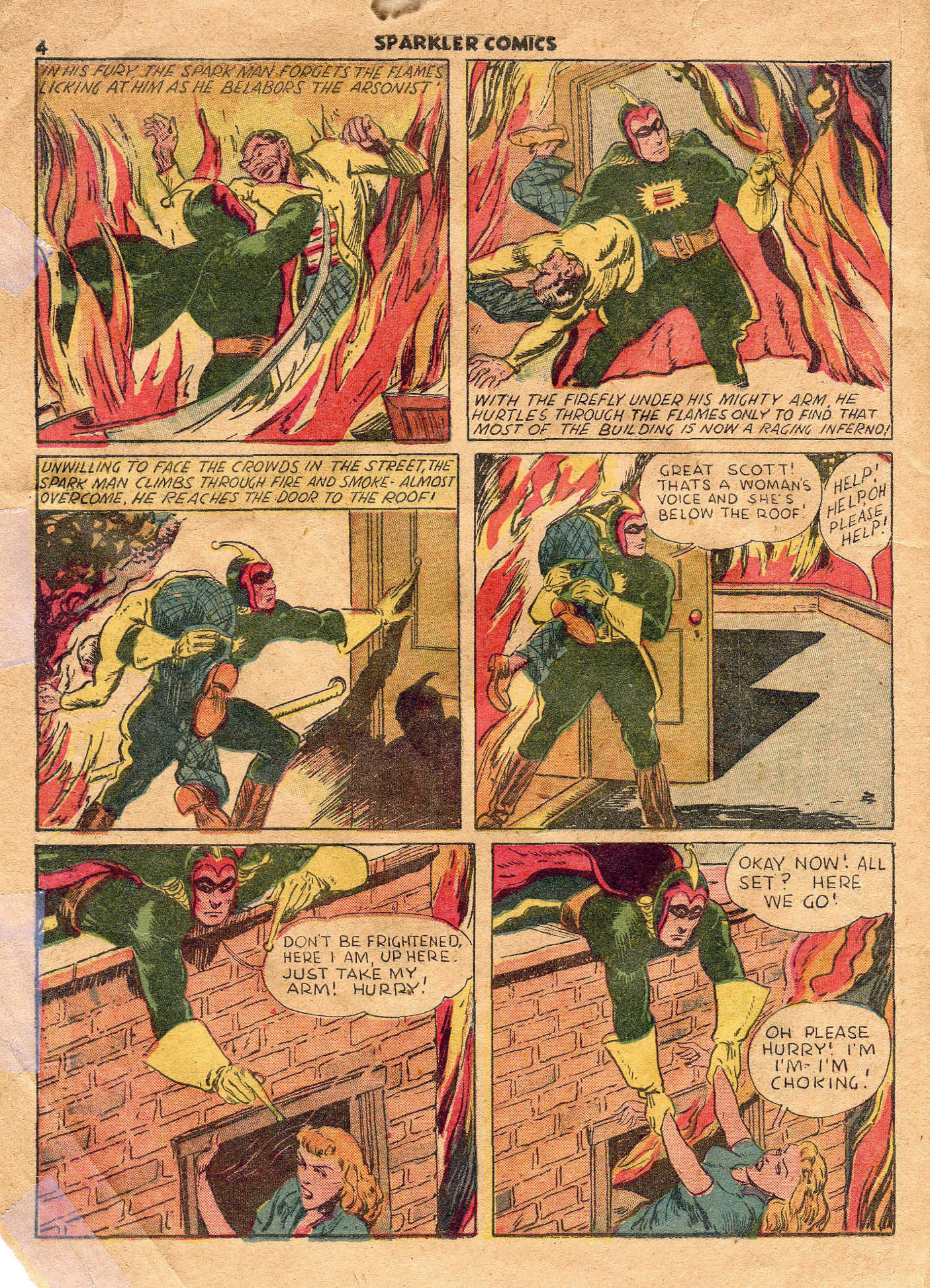 Read online Sparkler Comics comic -  Issue #4 - 5