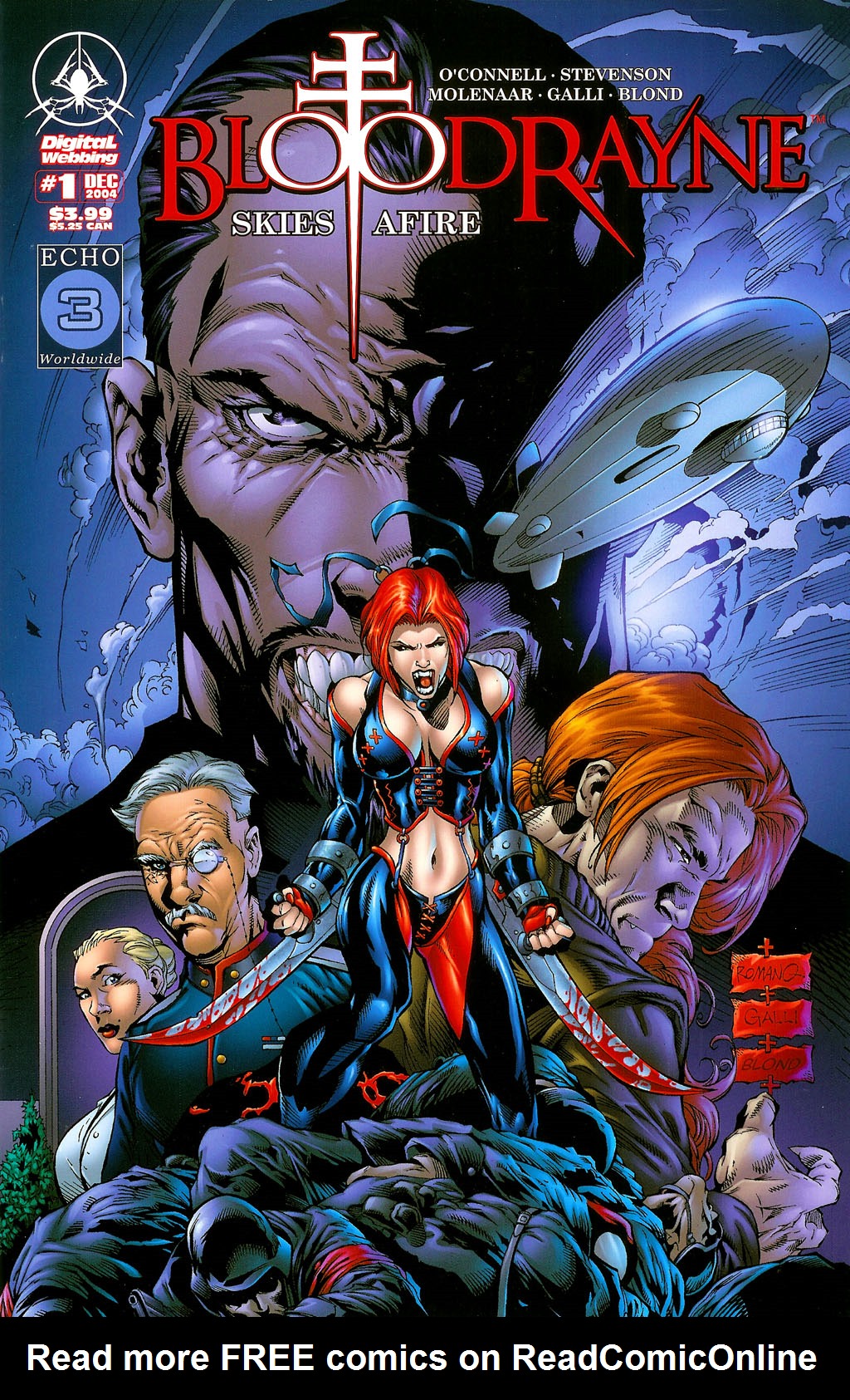 Read online BloodRayne: Skies Afire comic -  Issue # _Preview - 1