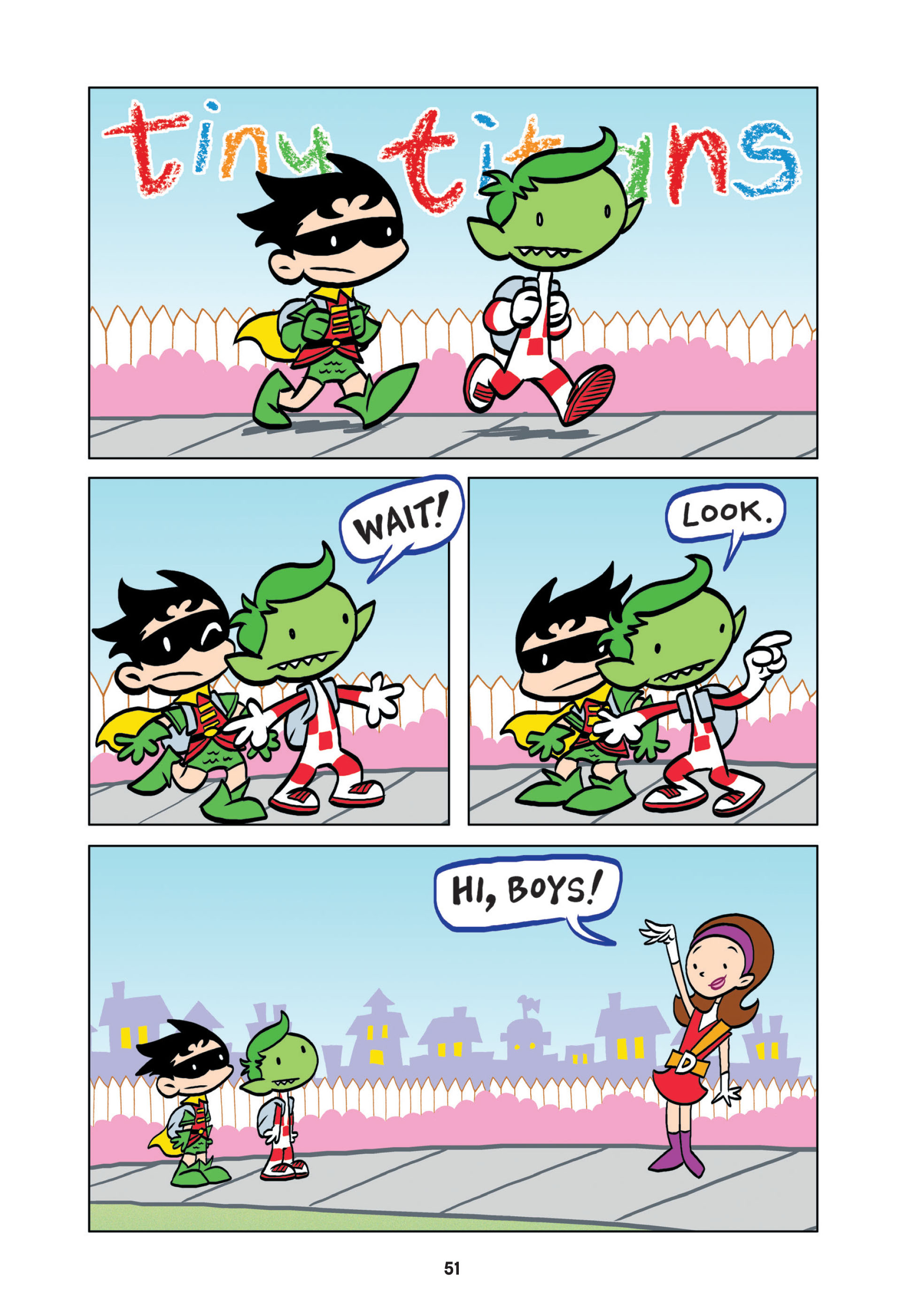 Read online Tiny Titans: Beast Boy & Raven comic -  Issue # TPB - 51