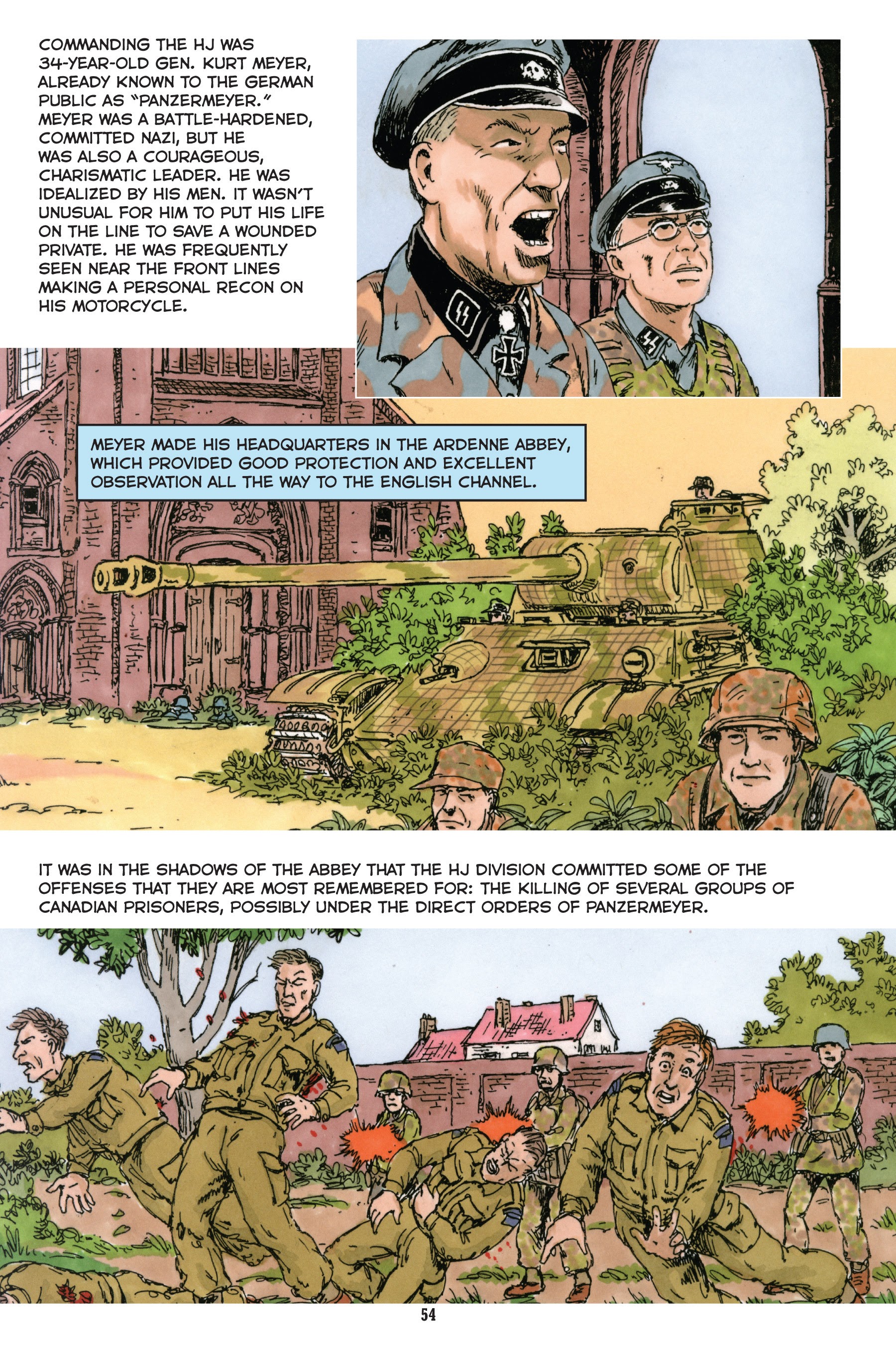 Read online Normandy: A Graphic History of D-Day, the Allied Invasion of Hitler's Fortress Europe comic -  Issue # TPB - 55