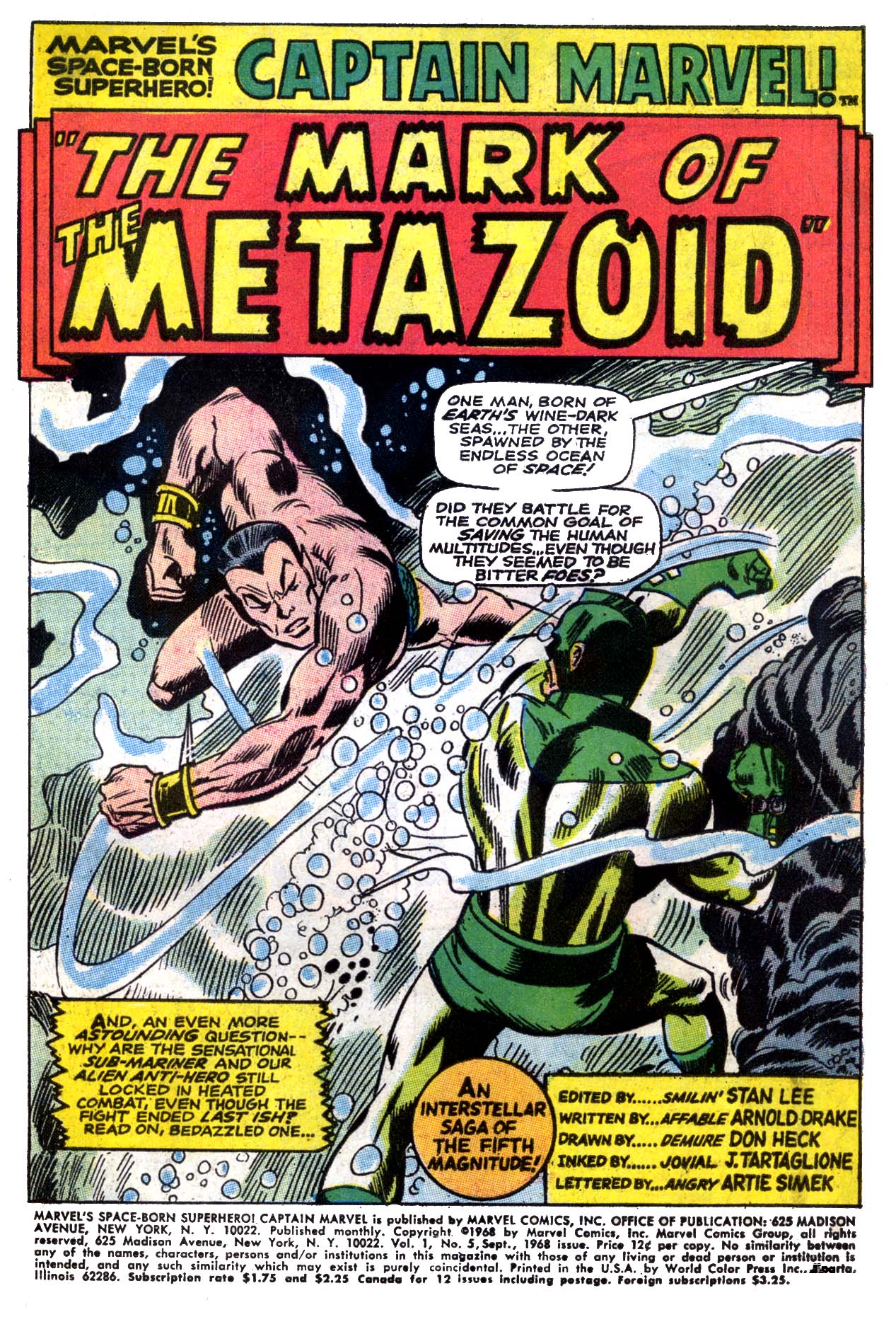 Captain Marvel (1968) Issue #5 #5 - English 2