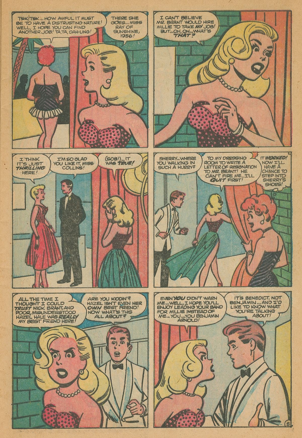 Read online Sherry the Showgirl (1957) comic -  Issue #5 - 5
