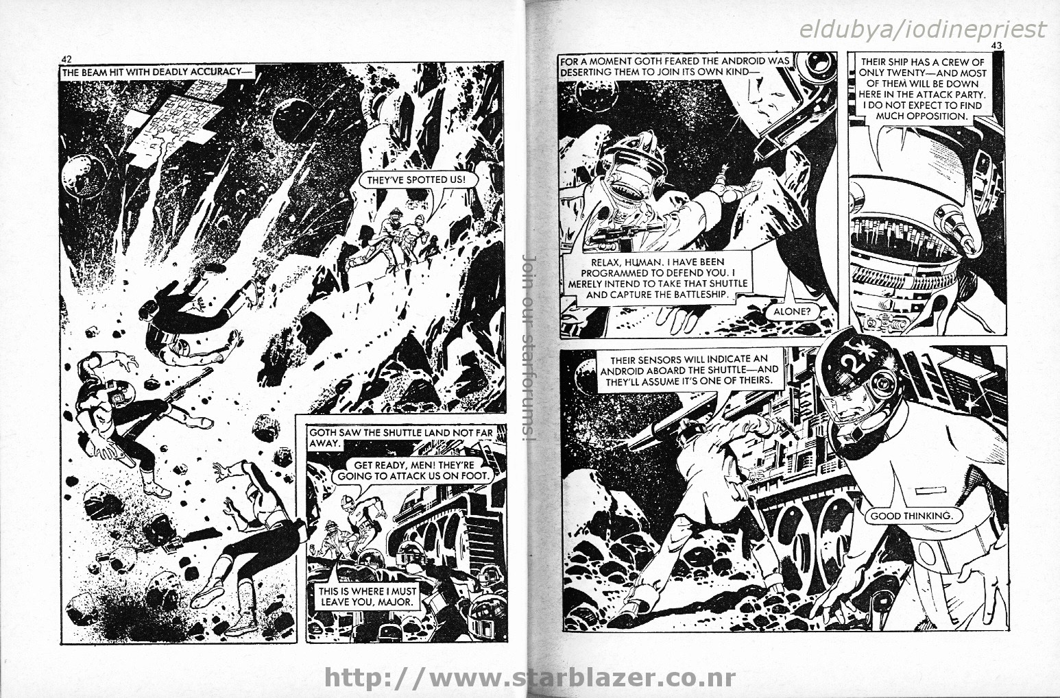 Read online Starblazer comic -  Issue #156 - 23