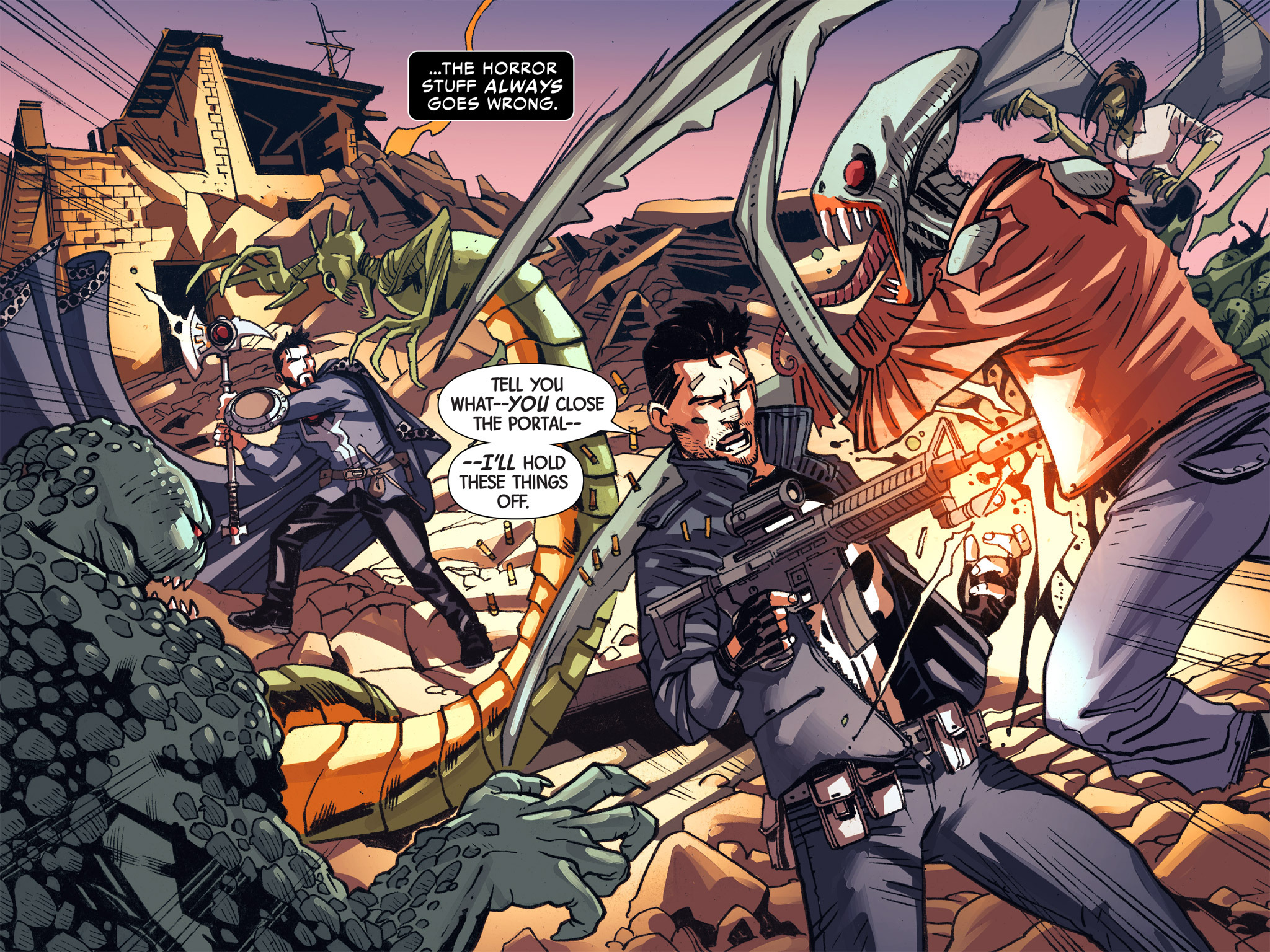 Read online Doctor Strange/Punisher: Magic Bullets Infinite Comic comic -  Issue #3 - 6