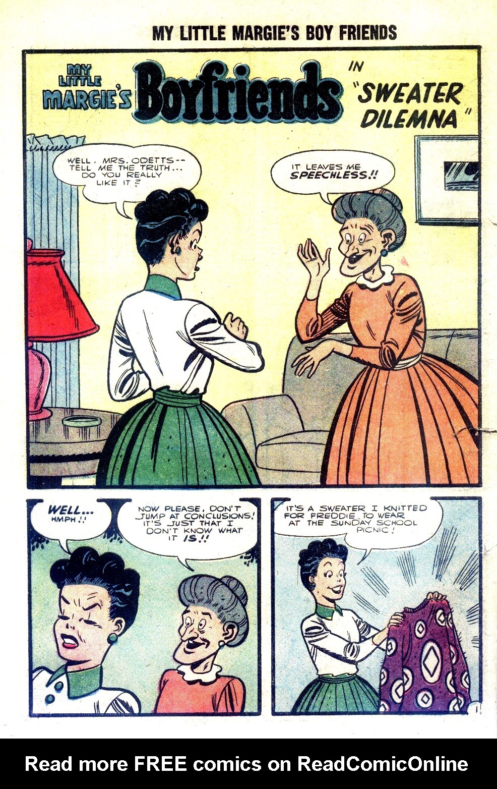 Read online My Little Margie's Boy Friends comic -  Issue #4 - 8