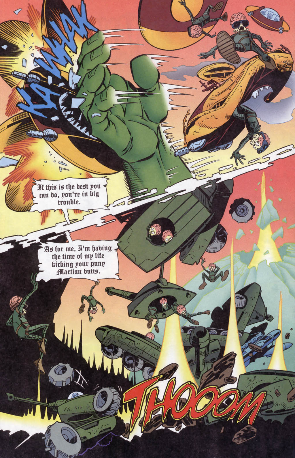 Read online Mars Attacks The Savage Dragon comic -  Issue #3 - 5
