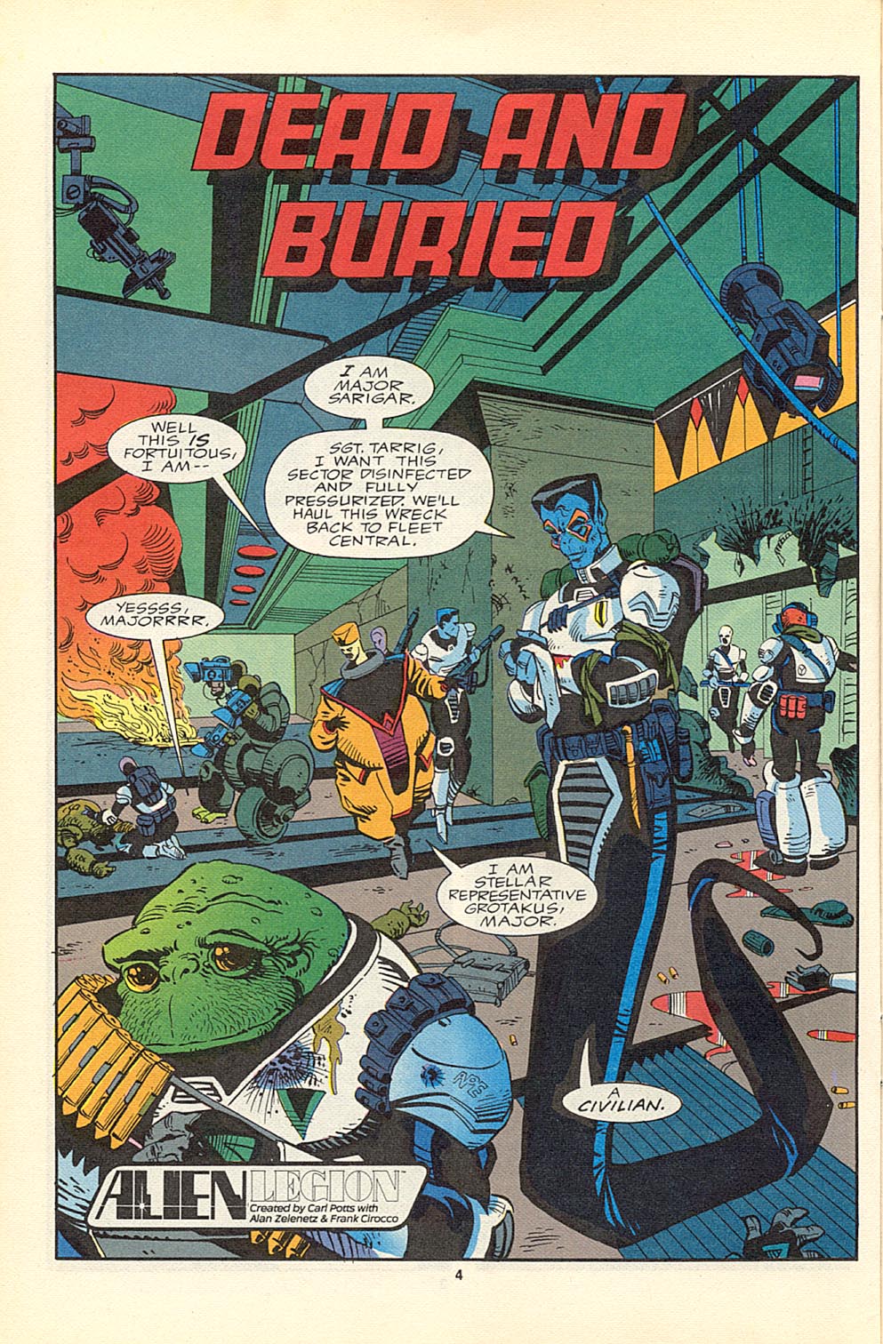 Read online Alien Legion (1987) comic -  Issue #1 - 6