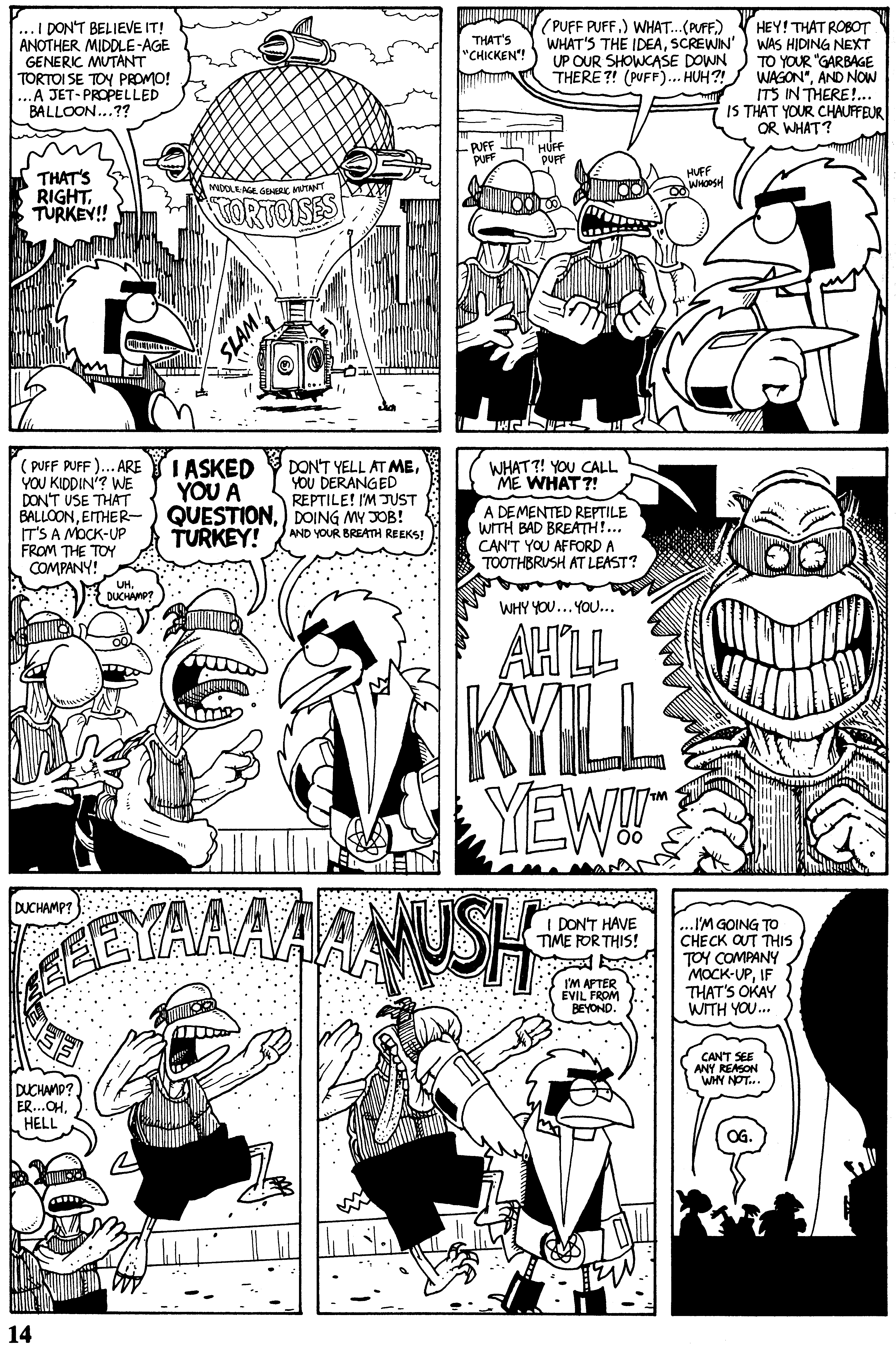 Read online Critters comic -  Issue #39 - 16