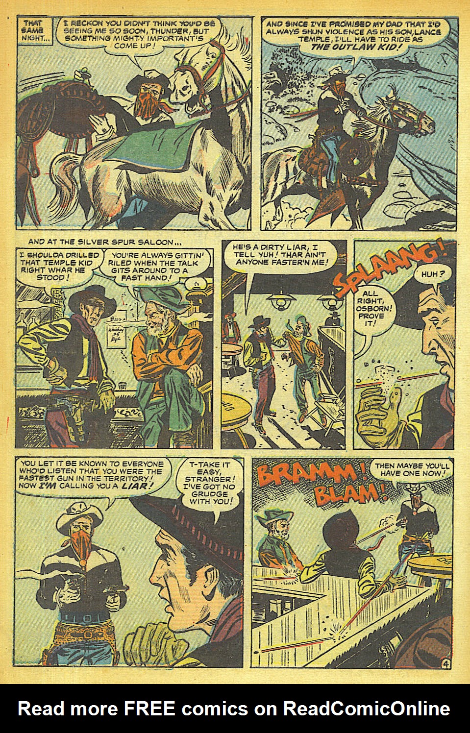 Read online The Outlaw Kid (1954) comic -  Issue #2 - 6