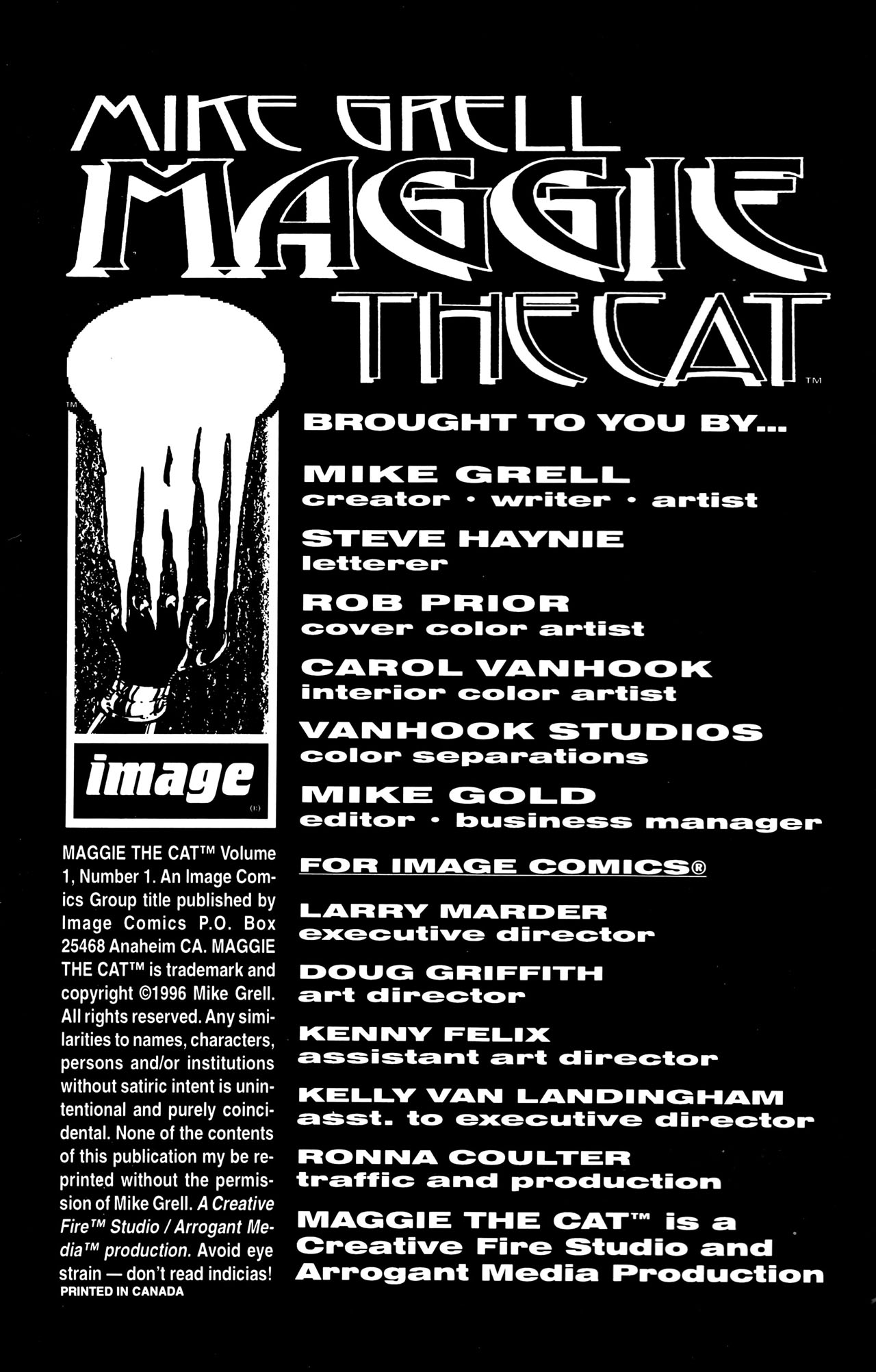 Read online Maggie the Cat comic -  Issue #1 - 2