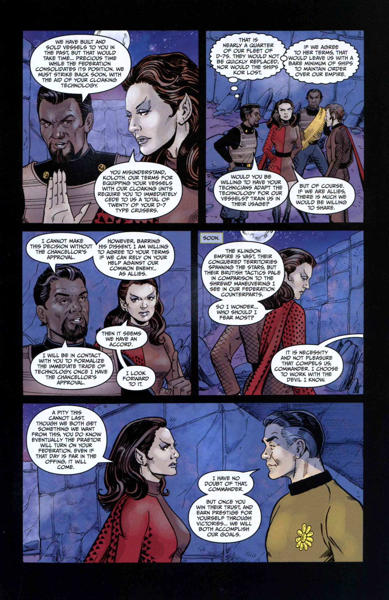 Read online Star Trek Year Four: The Enterprise Experiment comic -  Issue #5 - 23
