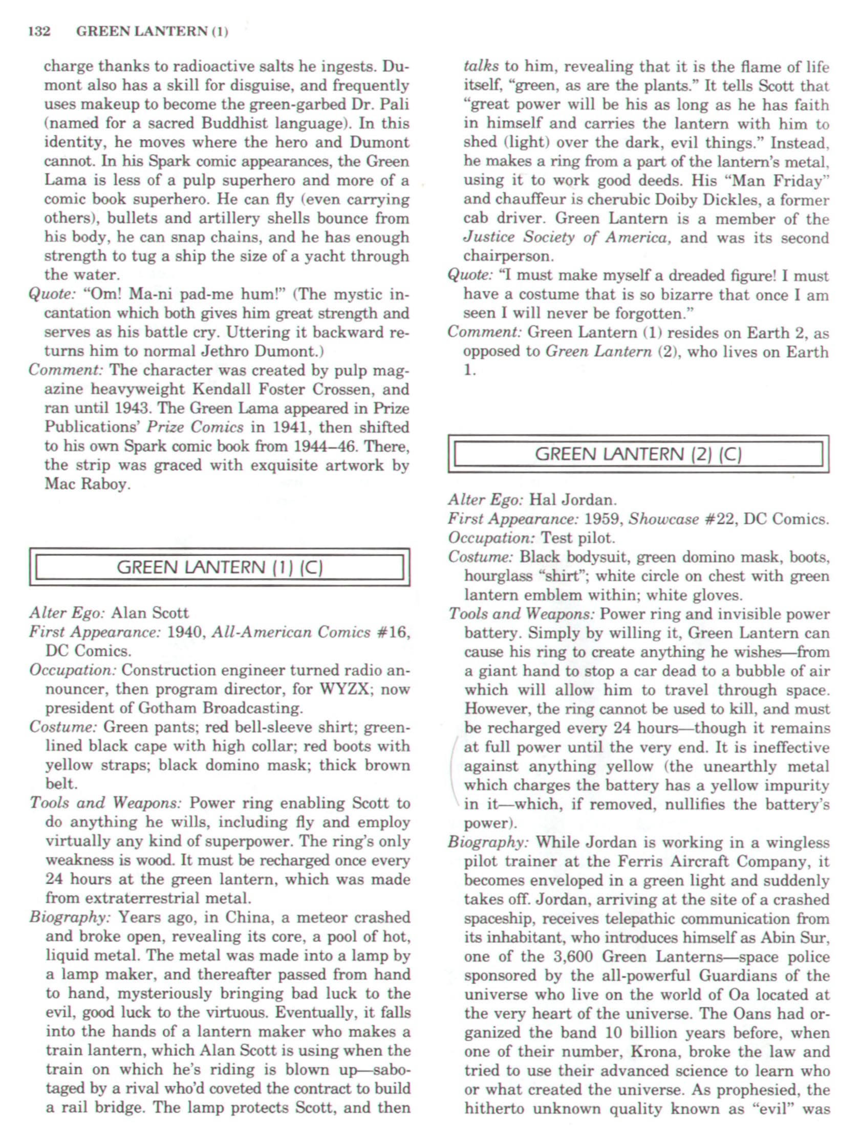 Read online The Encyclopedia of Superheroes comic -  Issue # TPB (Part 2) - 51