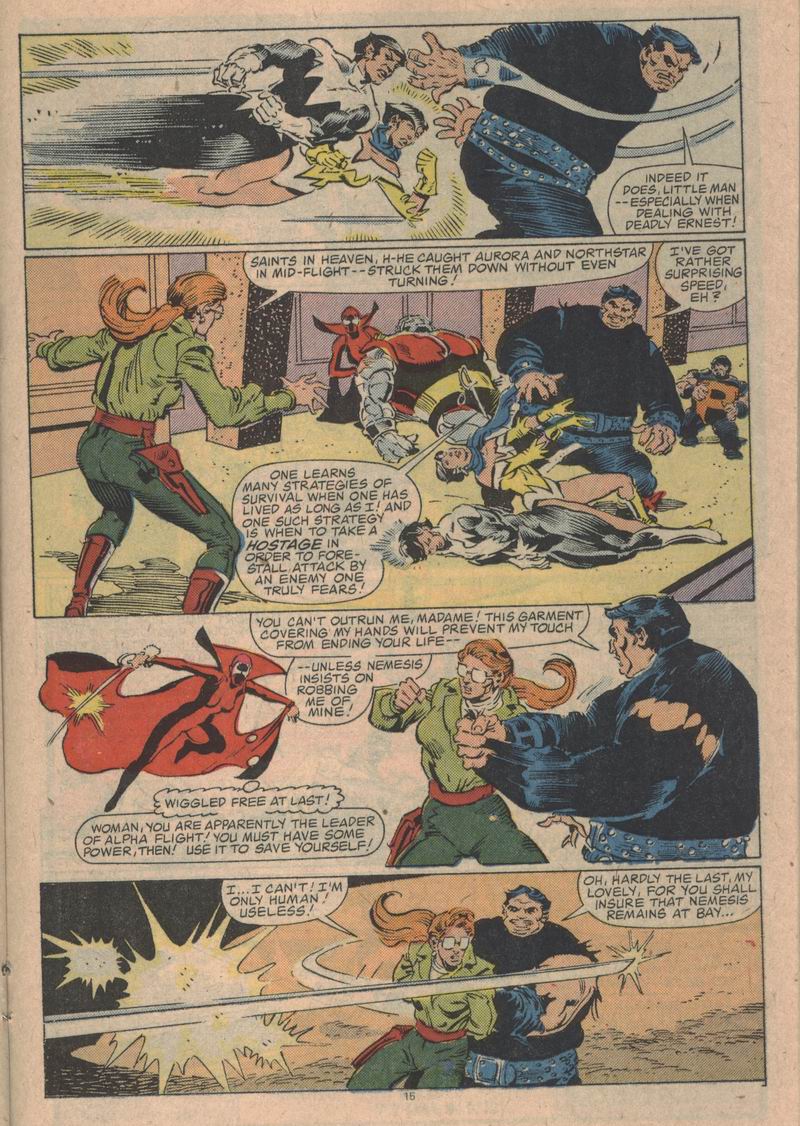 Read online Alpha Flight (1983) comic -  Issue #31 - 16